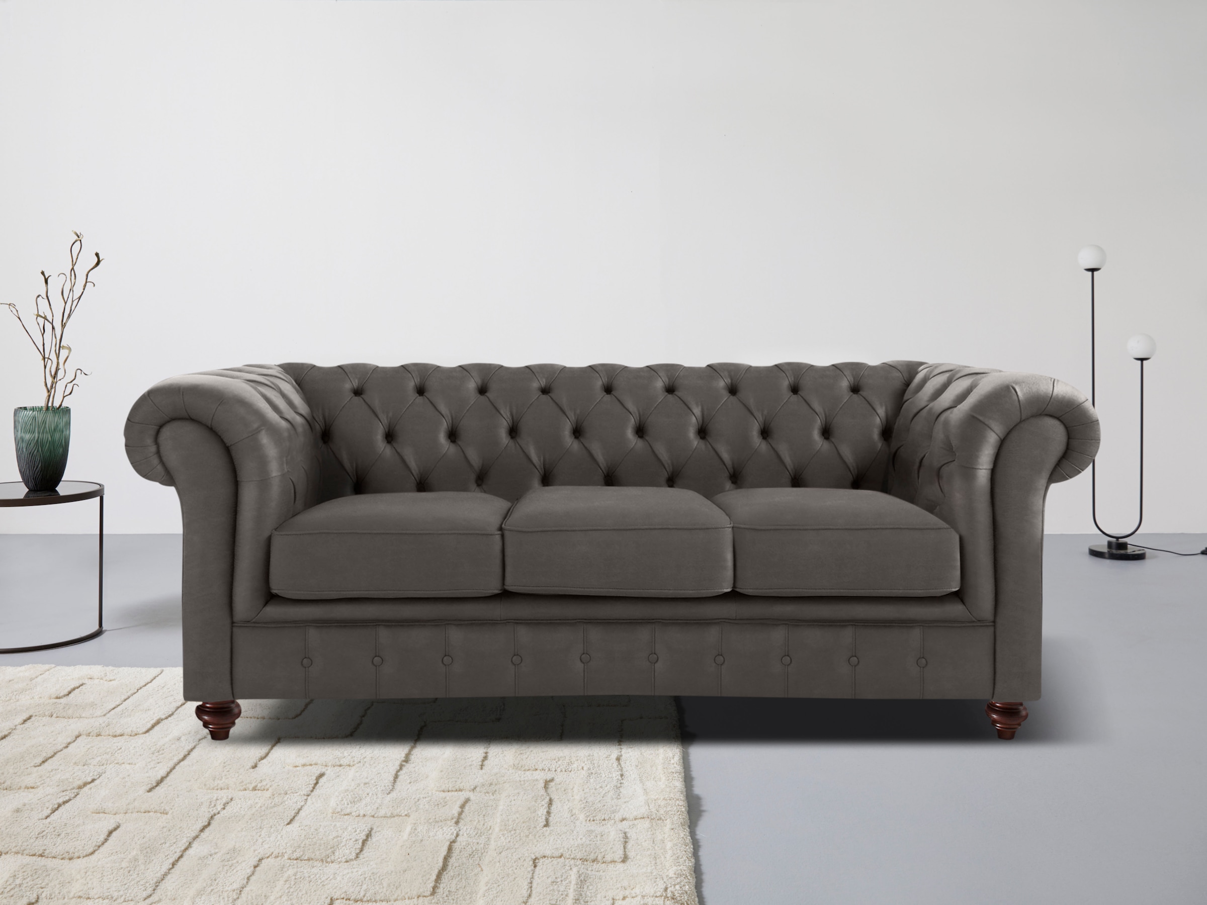 Chesterfield-Sofa »Chesterfield 3-Sitzer B/T/H: 198/89/74 cm«, mit hochwertiger...