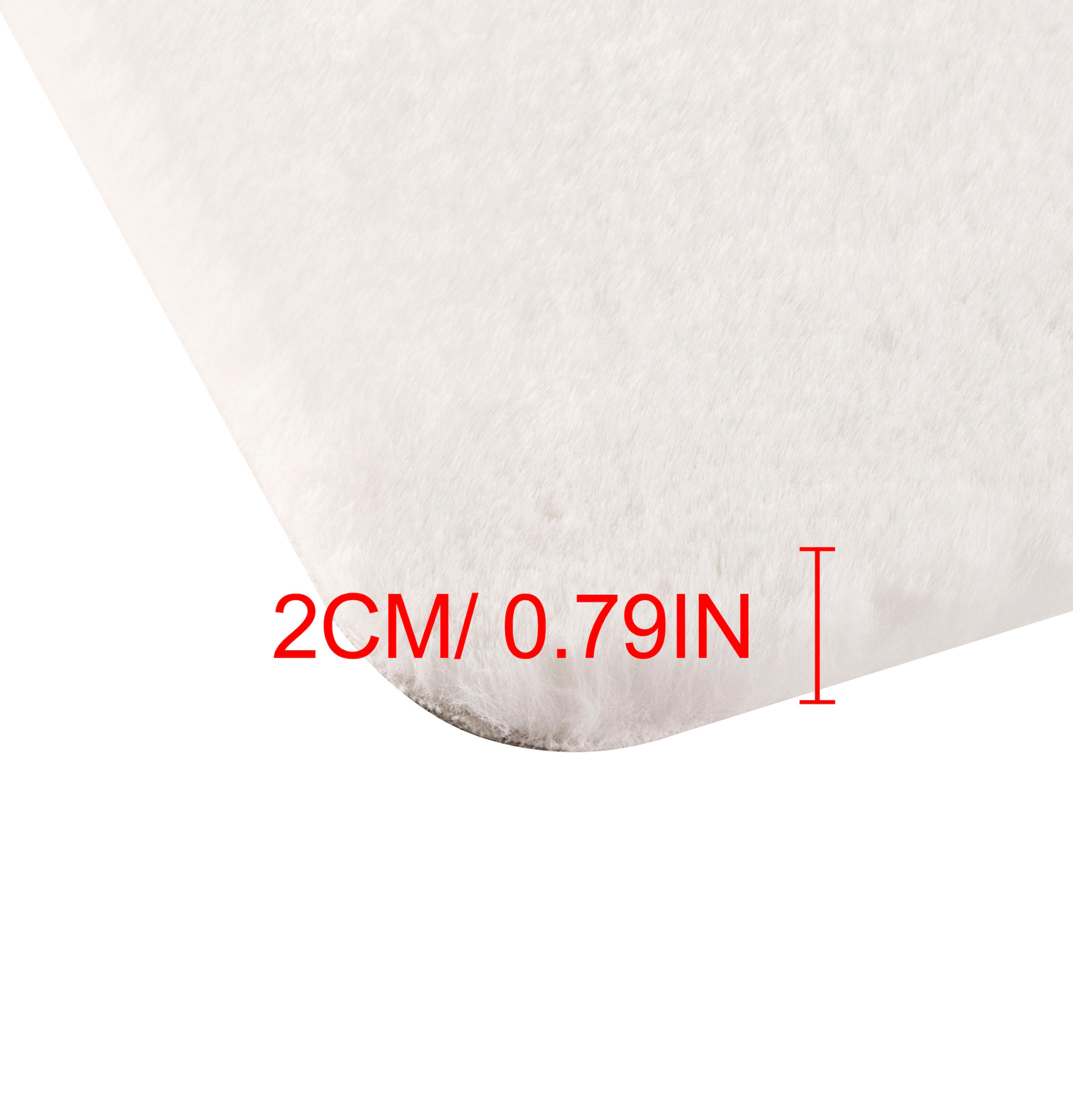 my home Badematte »Valeria, Kaninchenfell-Haptik« Höhe 20 mm rutschhemmend beschichtet fußbodenheizungsgeeignet | strapazierfähig Kunstfell, weicher Badteppich