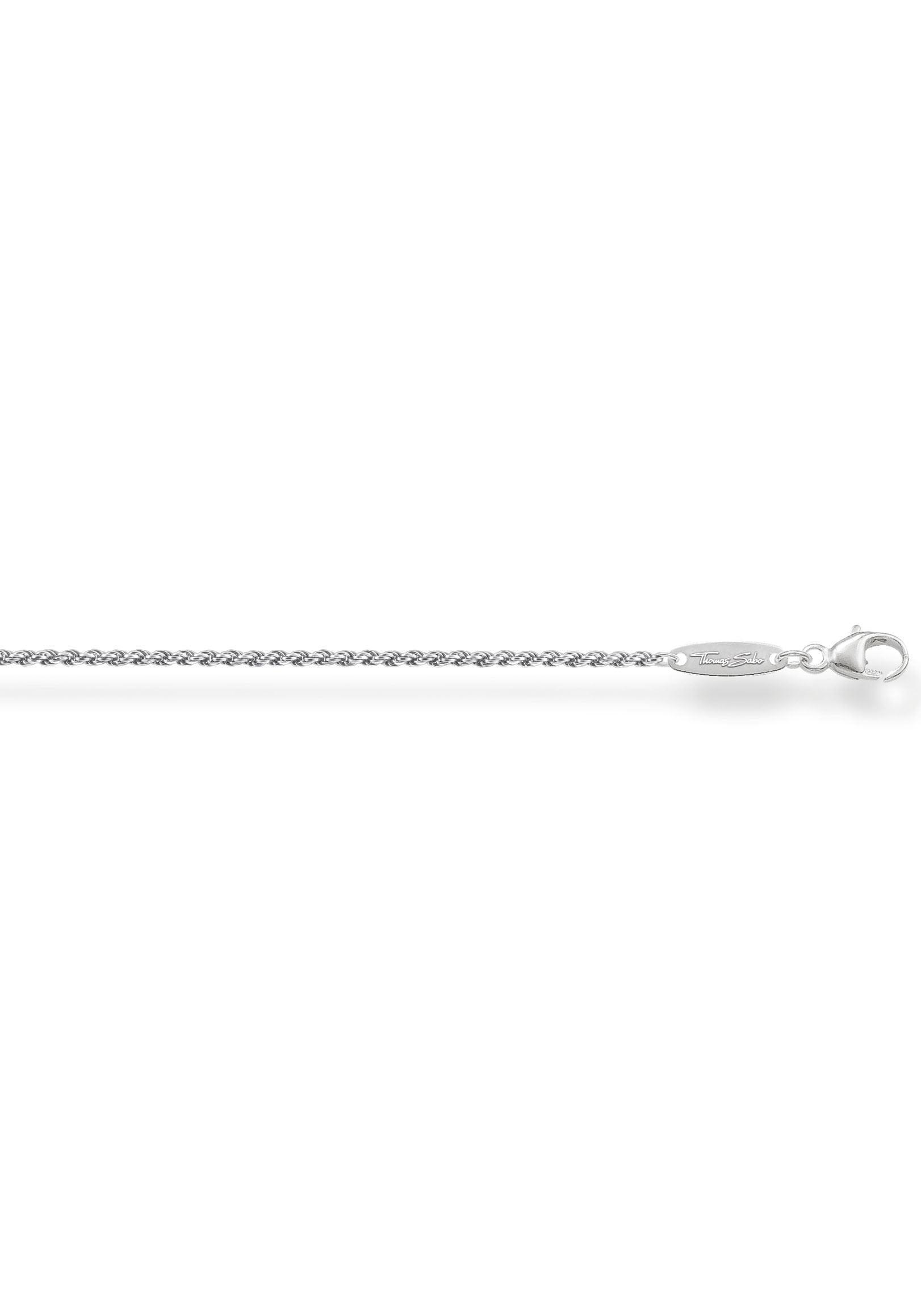 THOMAS SABO Silberkette »Kordelkette, KE1348-001-12-L40, KE1348-001-12-L50«