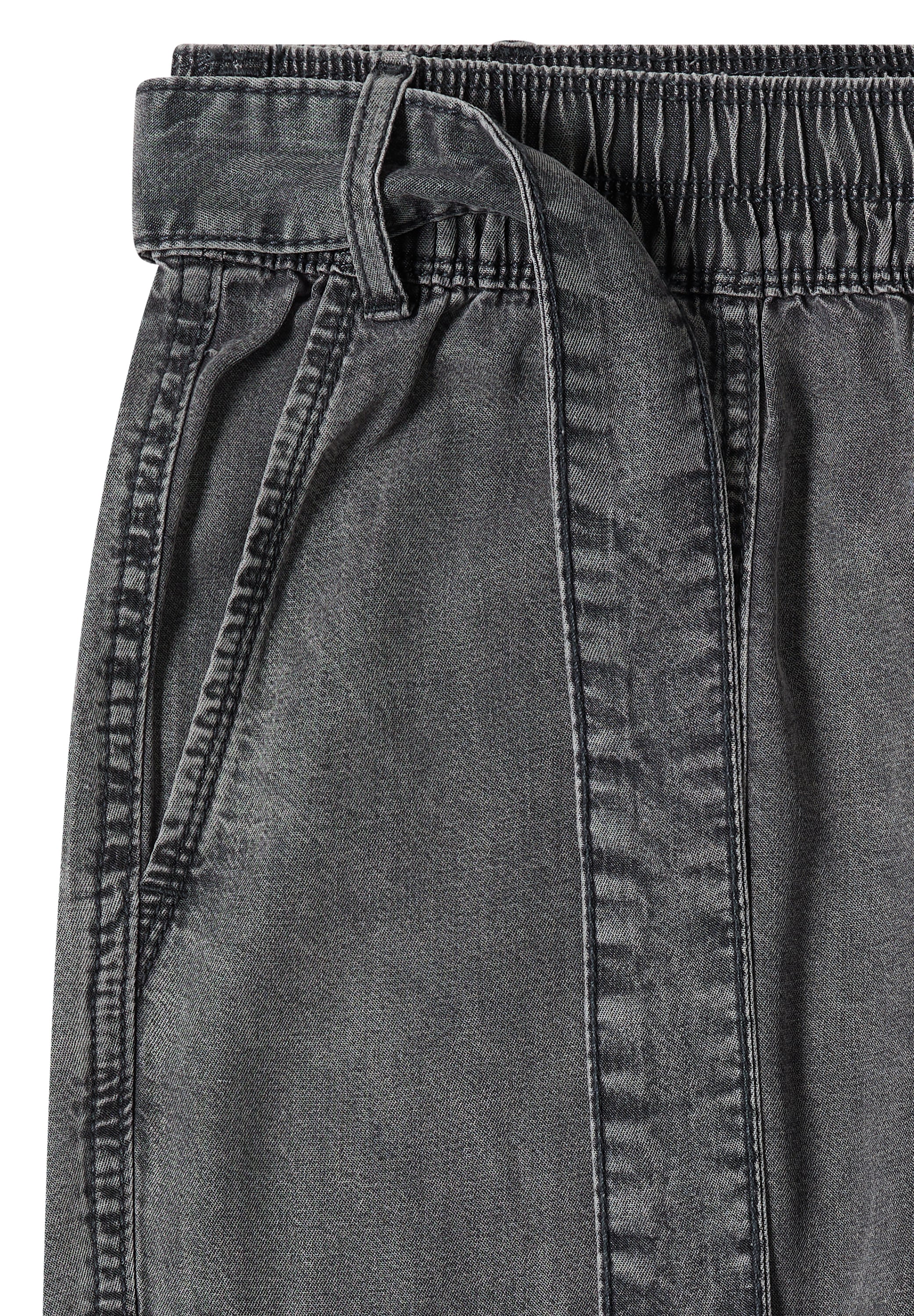 Cecil Stoffhose »Style Neele«  Elastikbund, weites Bein, mit Bindegürtel