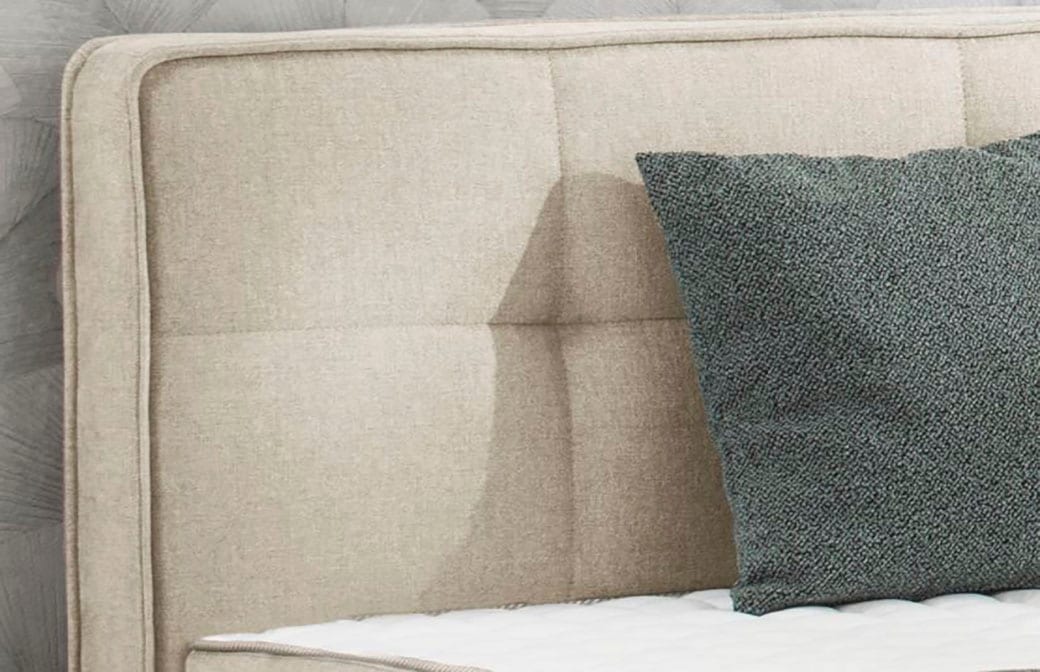 Jockenhöfer Gruppe Boxspringbett »CAPELLO, inkl. Taschenfederkernmatratze H3-H4 und 6cm Kaltschaumtopper« Bezug in verschiedenen Strukturstoffen, 160x200 oder 180x200 cm
