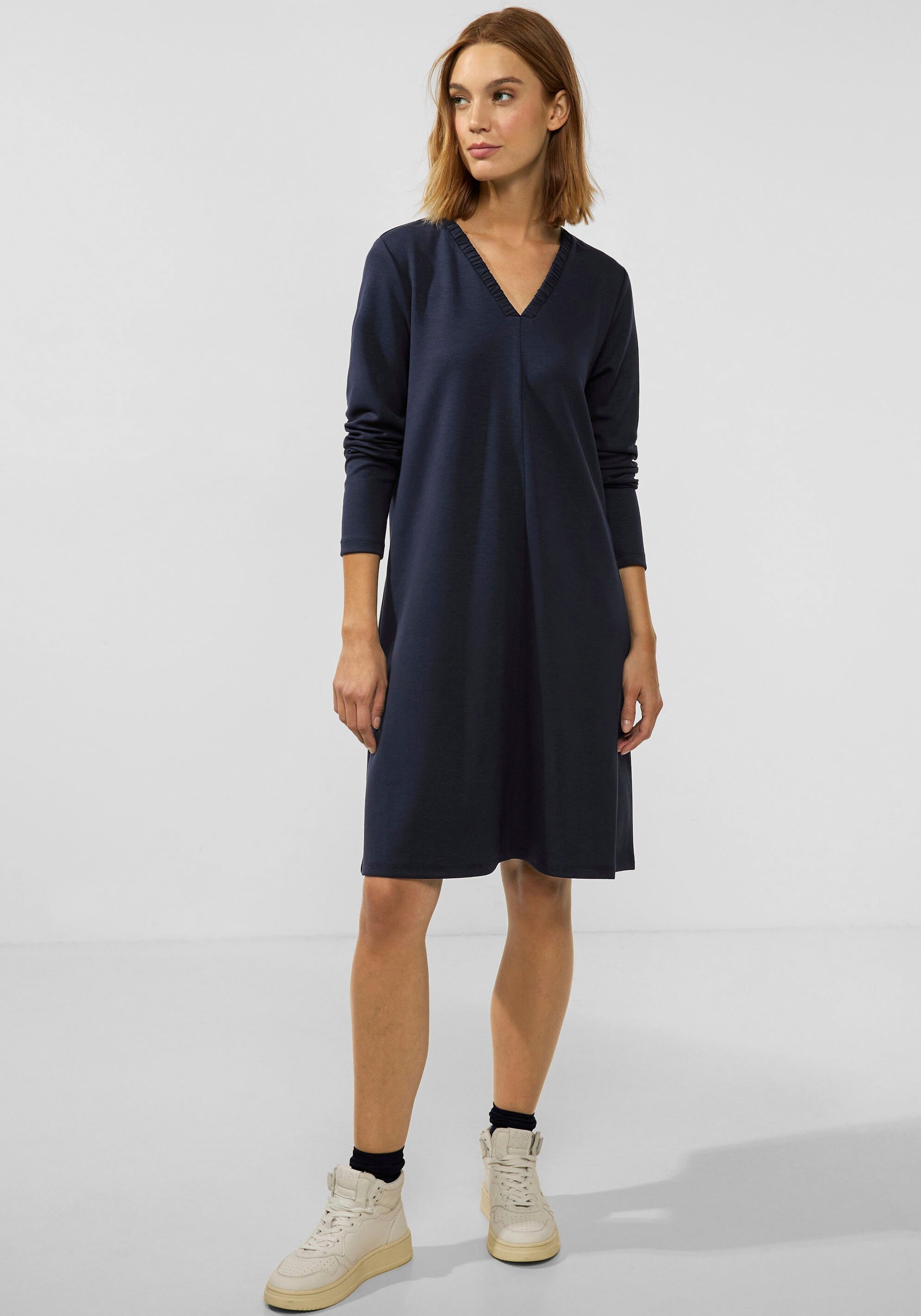 STREET ONE Jerseykleid, mit OTTO bei Ziernaht kaufen dekorativer online