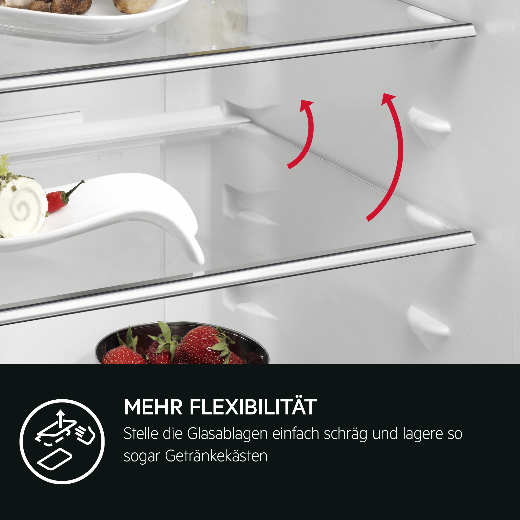AEG Kühlschrank 6000 »OSK6I82EF«, SpaceSmart Combo: Optimale Lebensmittelkühlung