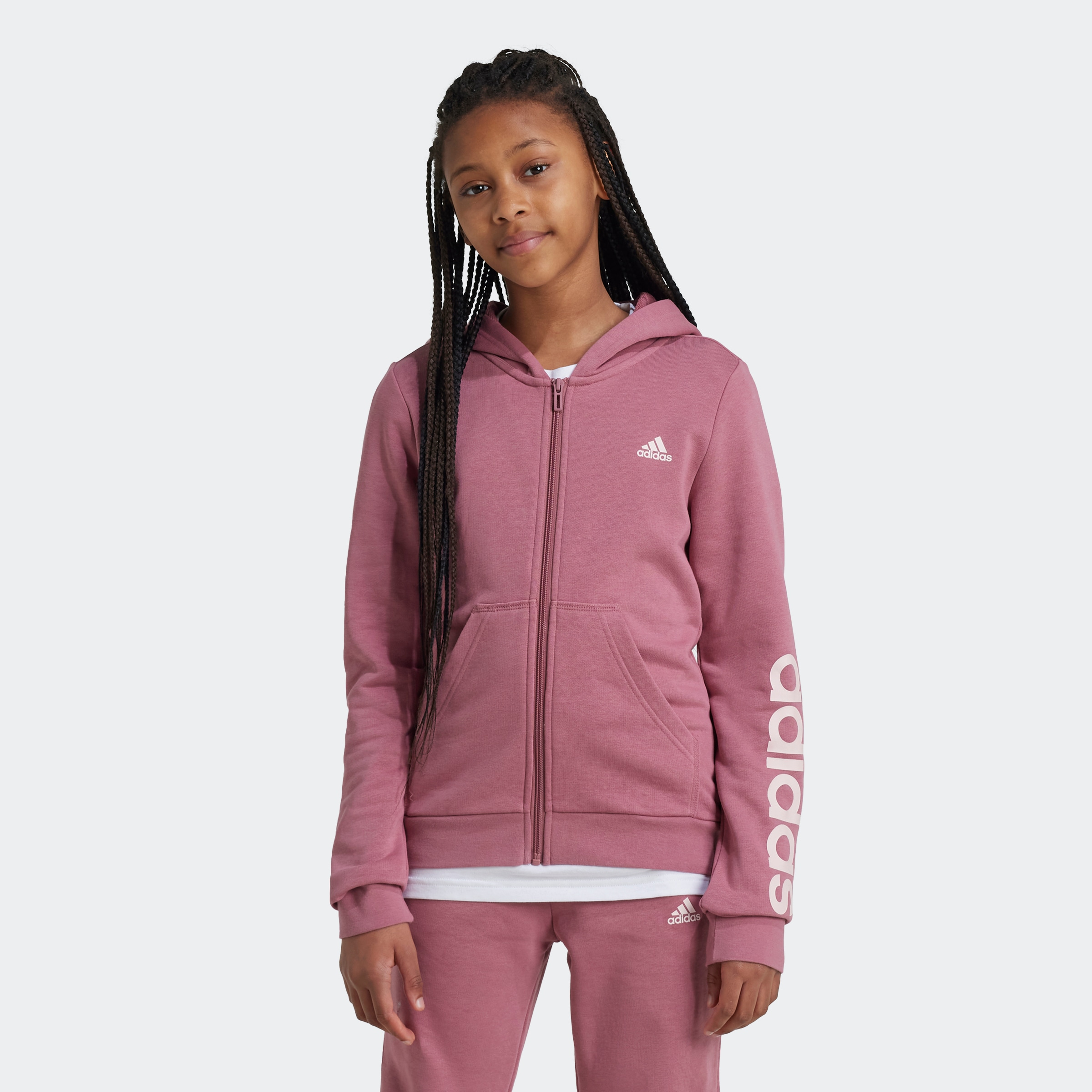 Kapuzensweatjacke »ESSENTIALS LINEAR LOGO KAPUZENJACKE«