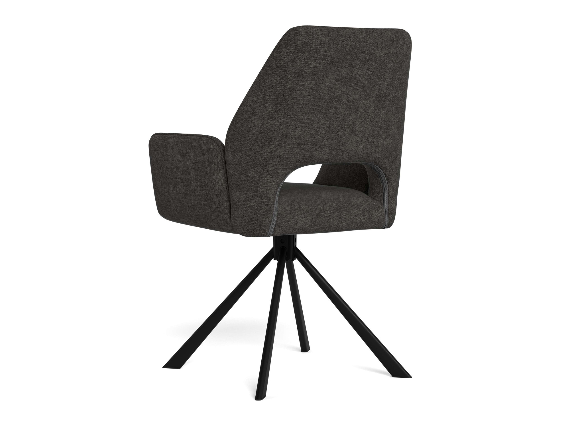 ACTONA GROUP Esszimmerstuhl »Graham, Polsterstuhl, Stuhl mit Polsterung« (Set) 2 Stk.Stoff, dekorativer Cut-Out, Drehfunktion, 4-Stern-Gestell, FSC™