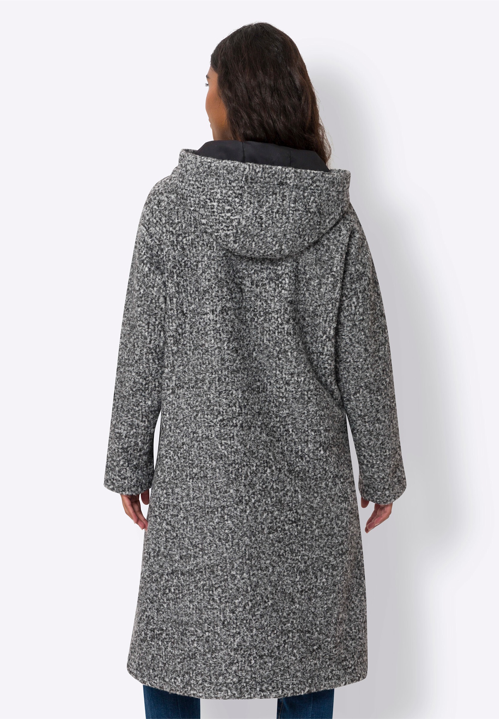 heine Kurzjacke »Mantel Wintermantel in Oversize-Form« mit Kapuze