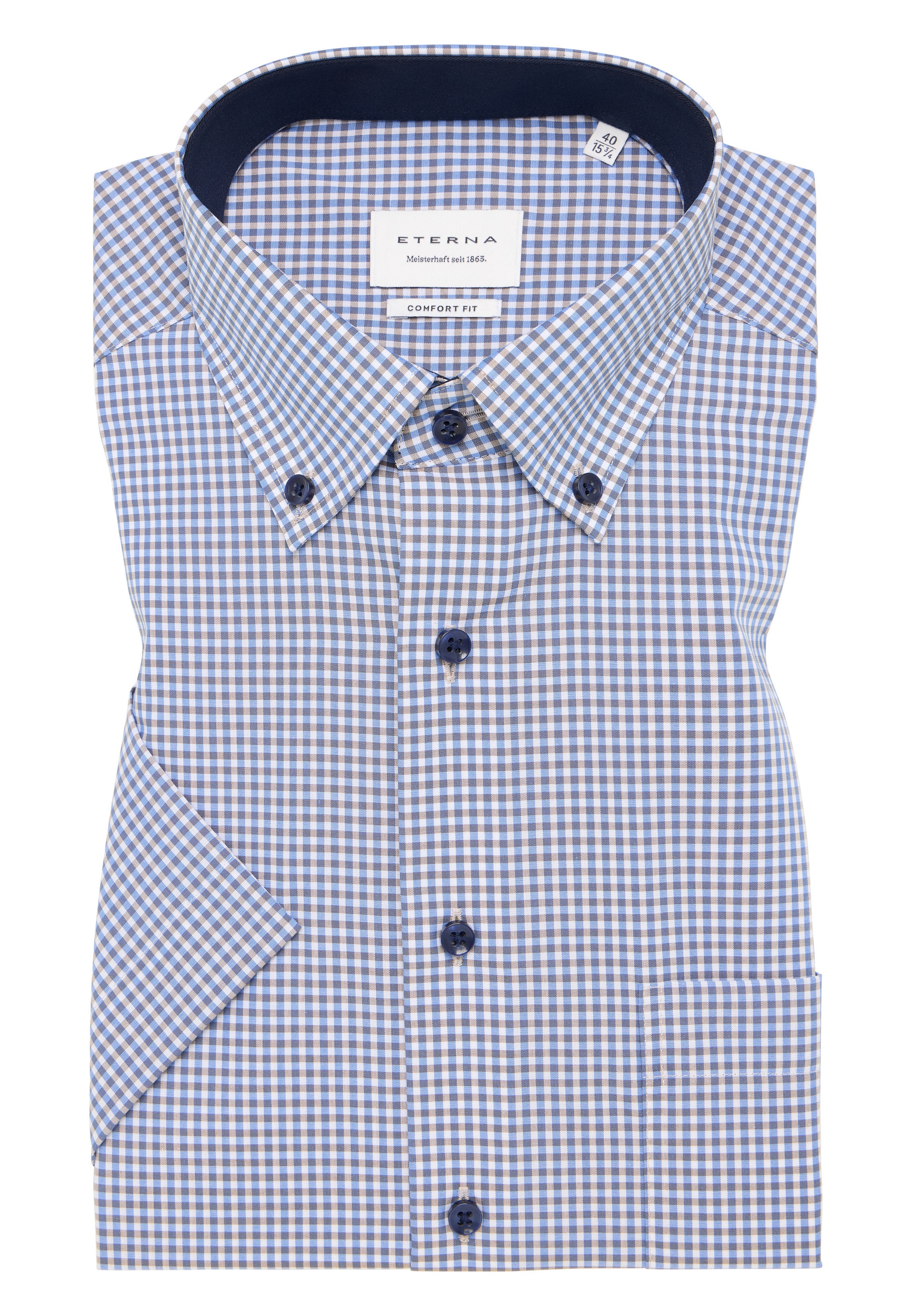 Eterna Kurzarmhemd »COMFORT FIT«, NON IRON (bügelfrei)