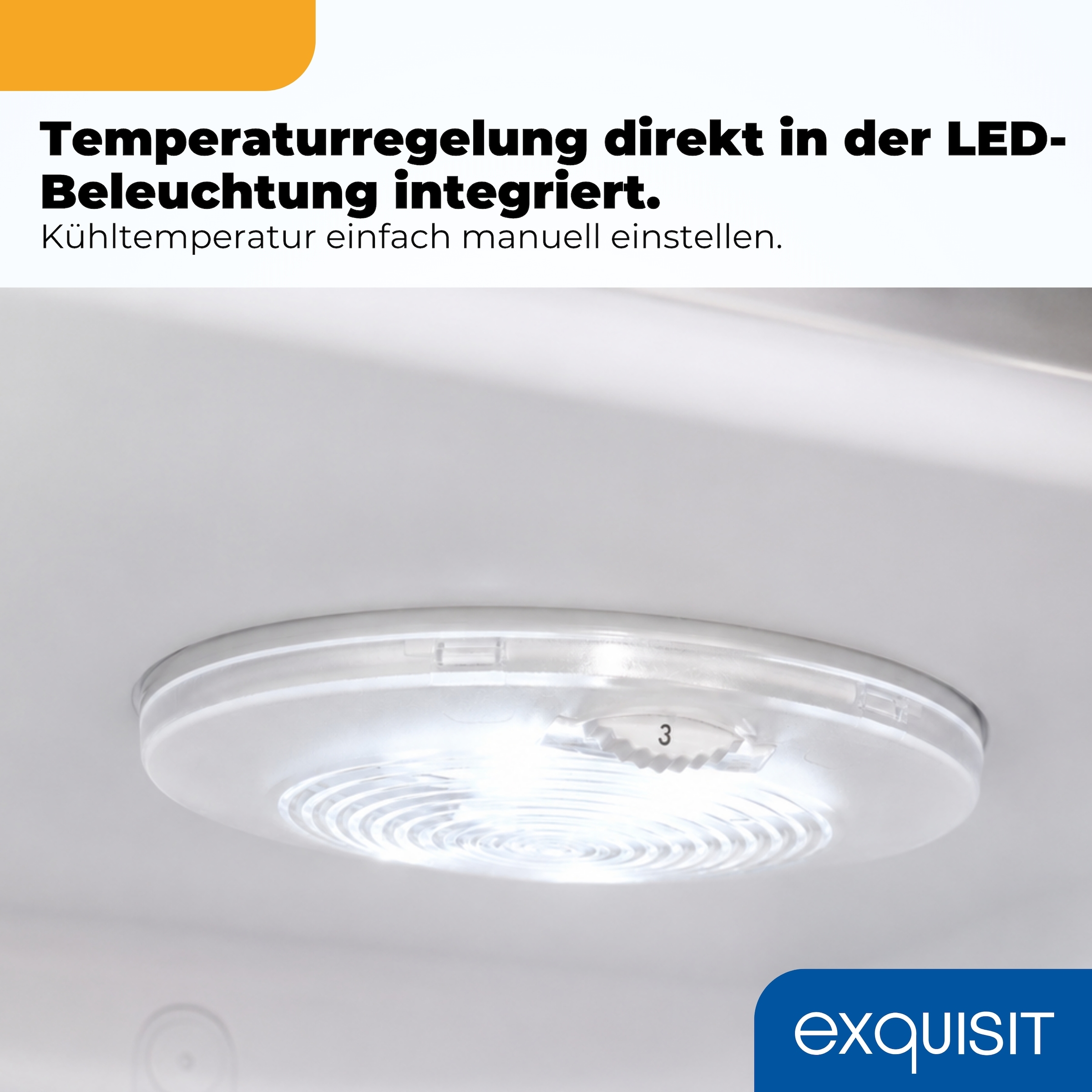 exquisit Kühlschrank »RKS325-V-H-160C rot« 146,5 cm hoch 54,5 cm breit LED-Beleuchtung, verstellbare Glasböden, Retro-Design
