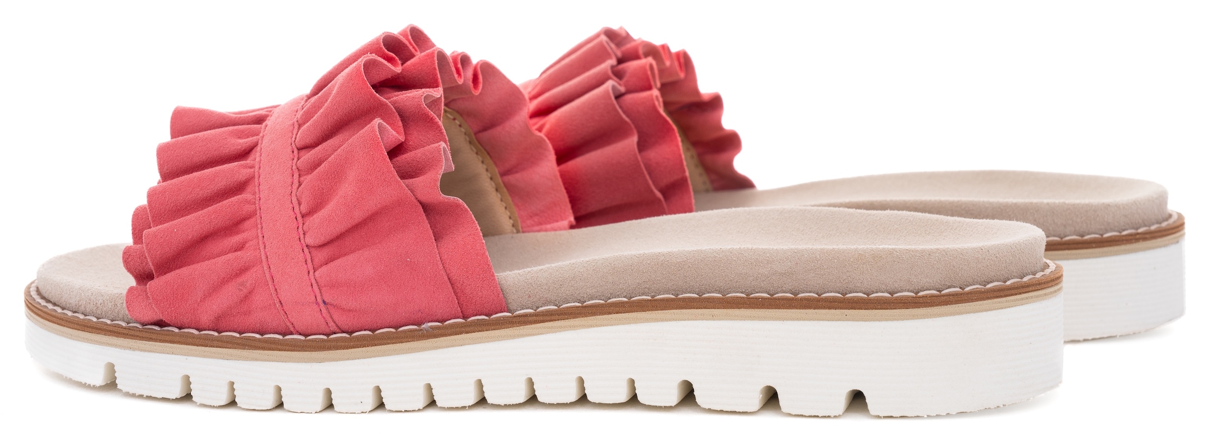 Ara Pantolette »KENT«, Slides, Flats, Sandale mit geraffter Bandage