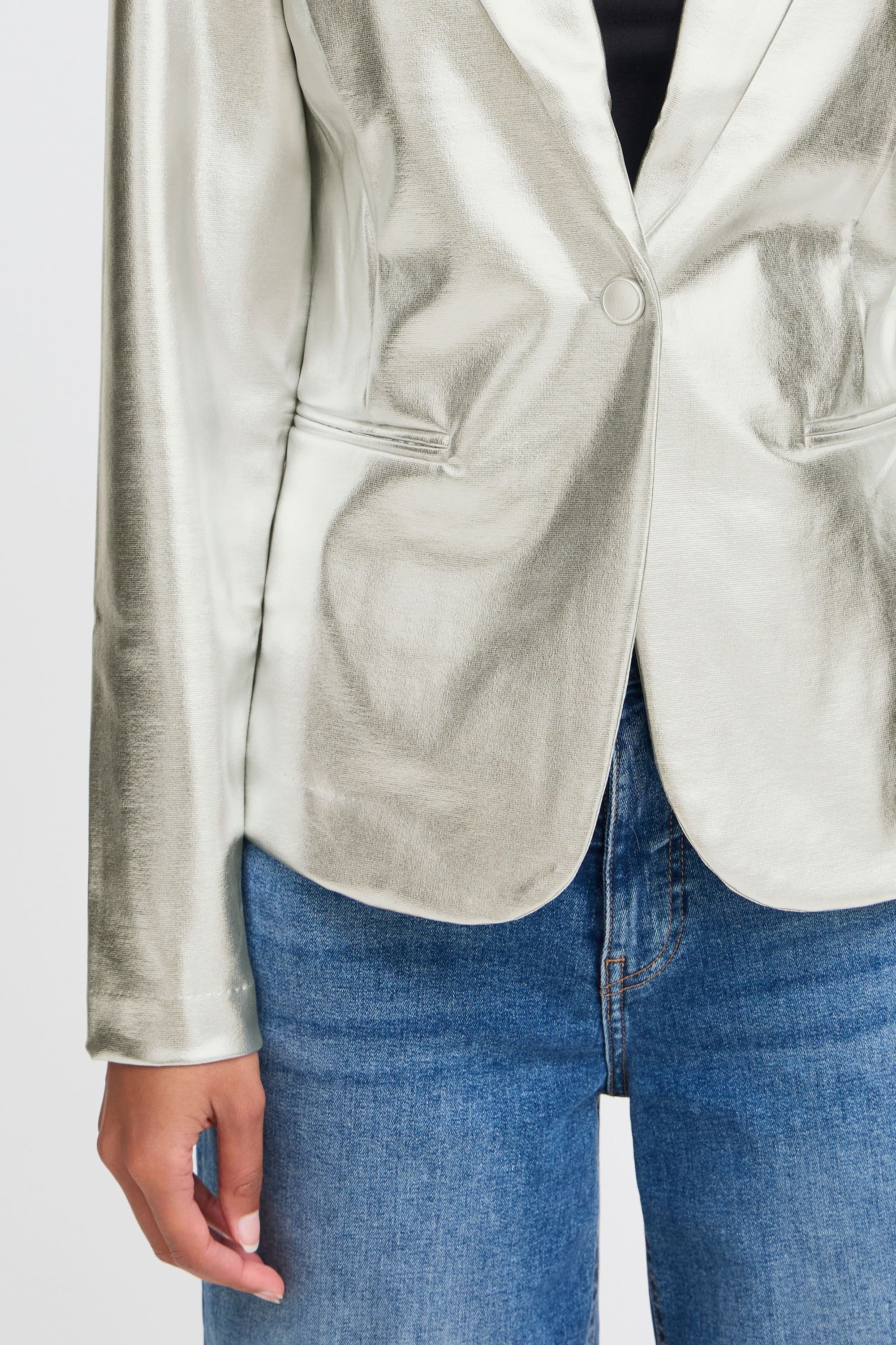 Ichi Kurzblazer »Kurzblazer IHKATE METALLIC BL«