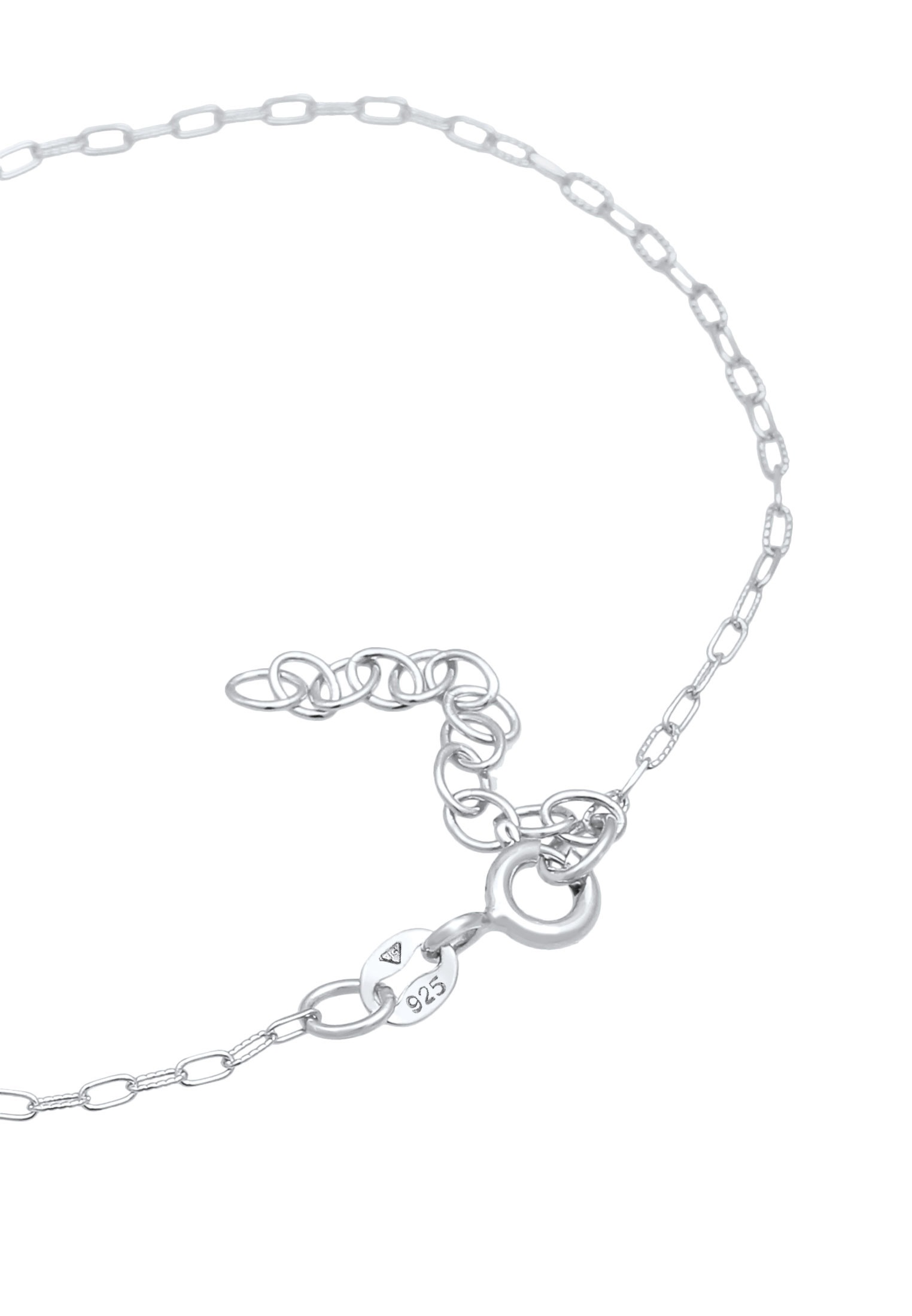 Elli Armkette »Armband Glieder Oval Fein Basic 925 Silber«