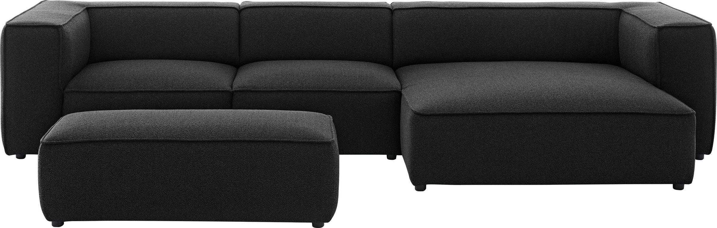 W.SCHILLIG Hocker »around-the-block«, mit eleganter Biese