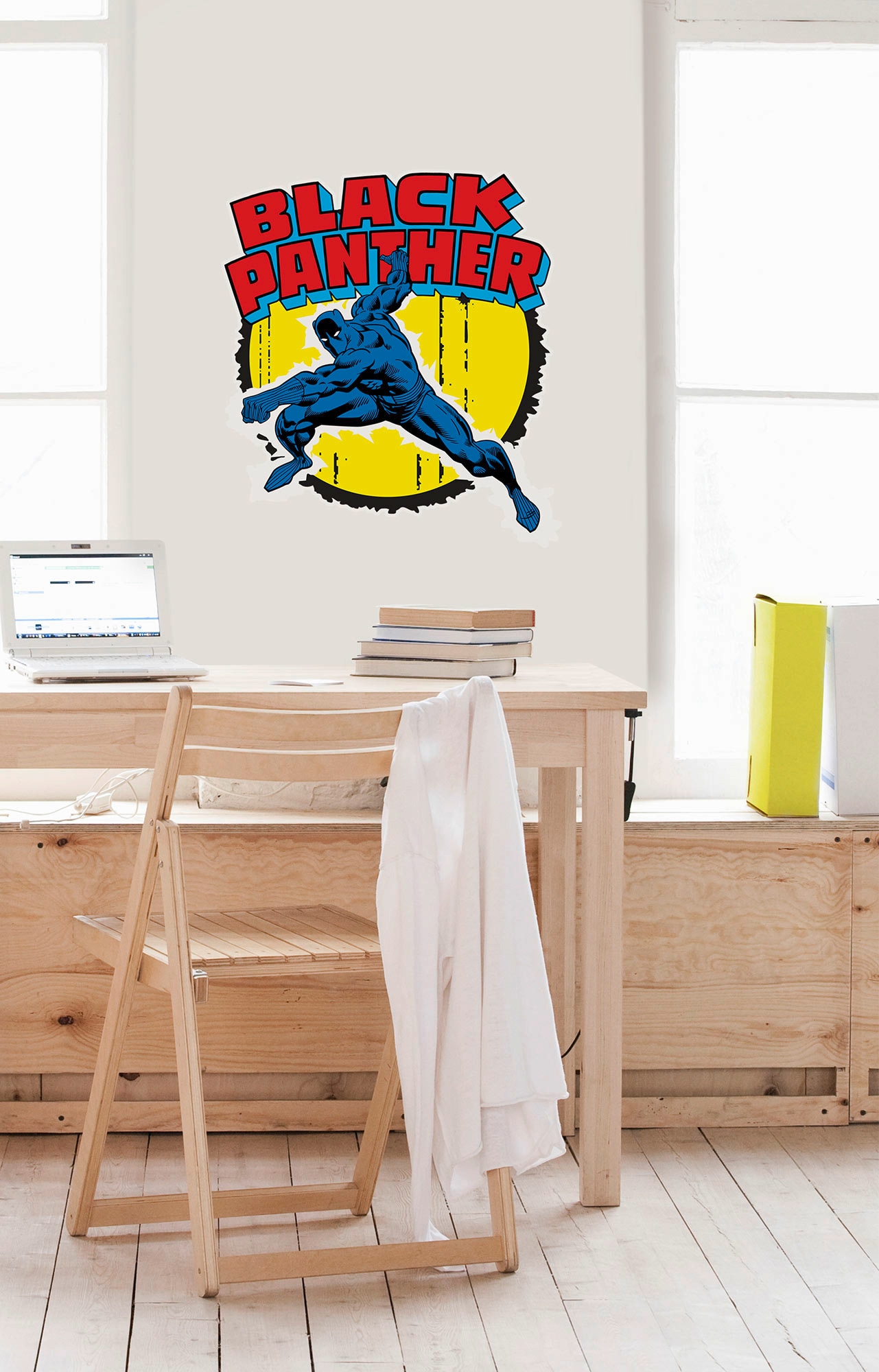 Komar Wandtattoo »Black Panther Comic Classic - Größe 50 x 70 cm«, (1 St.), selbstklebend, Wandsticker, Kinderzimmer