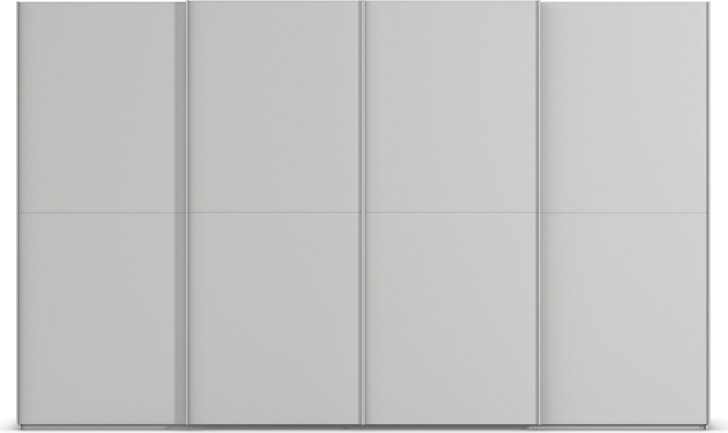 rauch Schwebetürenschrank »Kleiderschrank Schrank Garderobe Schlafzimmerschrank SCALE-DUO«, edle zweigeteilte Türen und 3 Zierleisten MADE IN GERMANY