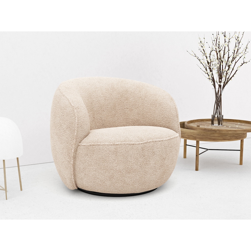 LeGer Home by Lena Gercke Loungesessel »Effie«, mit 360° Drehfunktion, komfortables Sitzen
