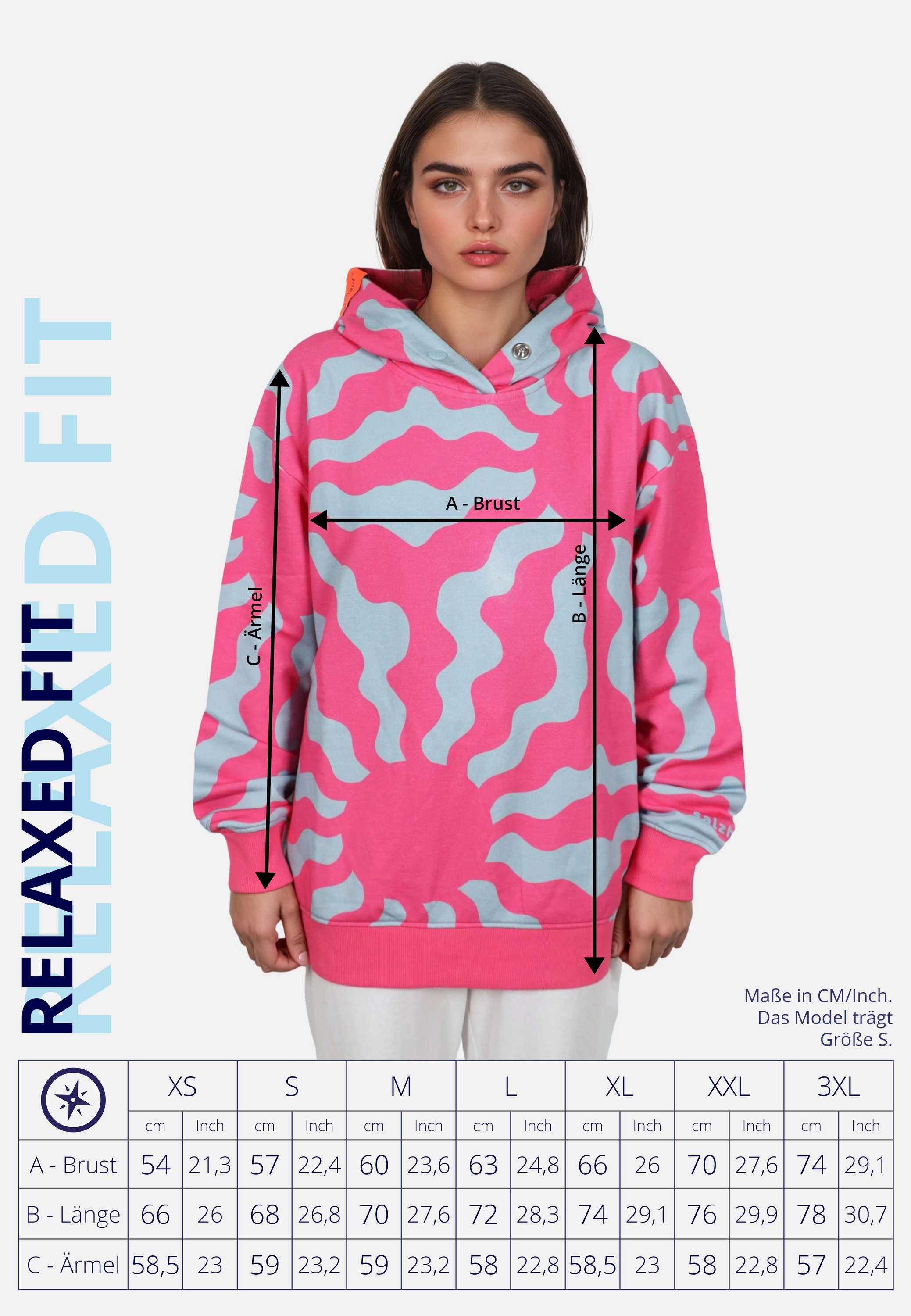 salzhaut Kapuzenpullover »Hoodie VERGNATZT«