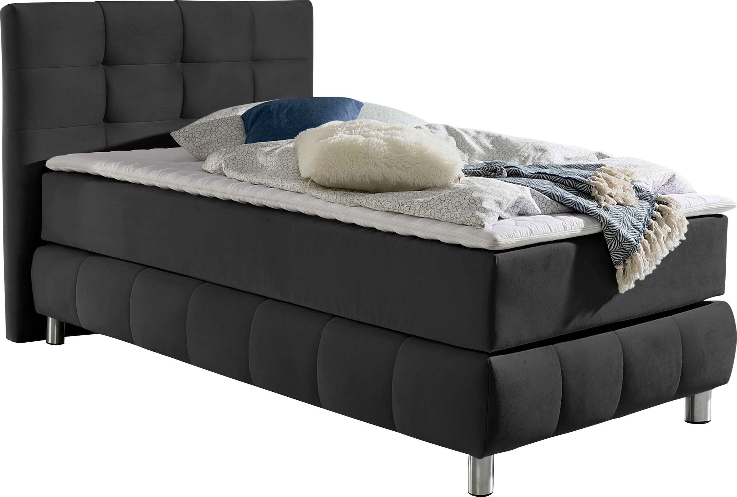 andas Boxspringbett »Salo«, incl. Topper, 6 Breiten, 2 Härtegrade, TFK auch in Härtegrad 4