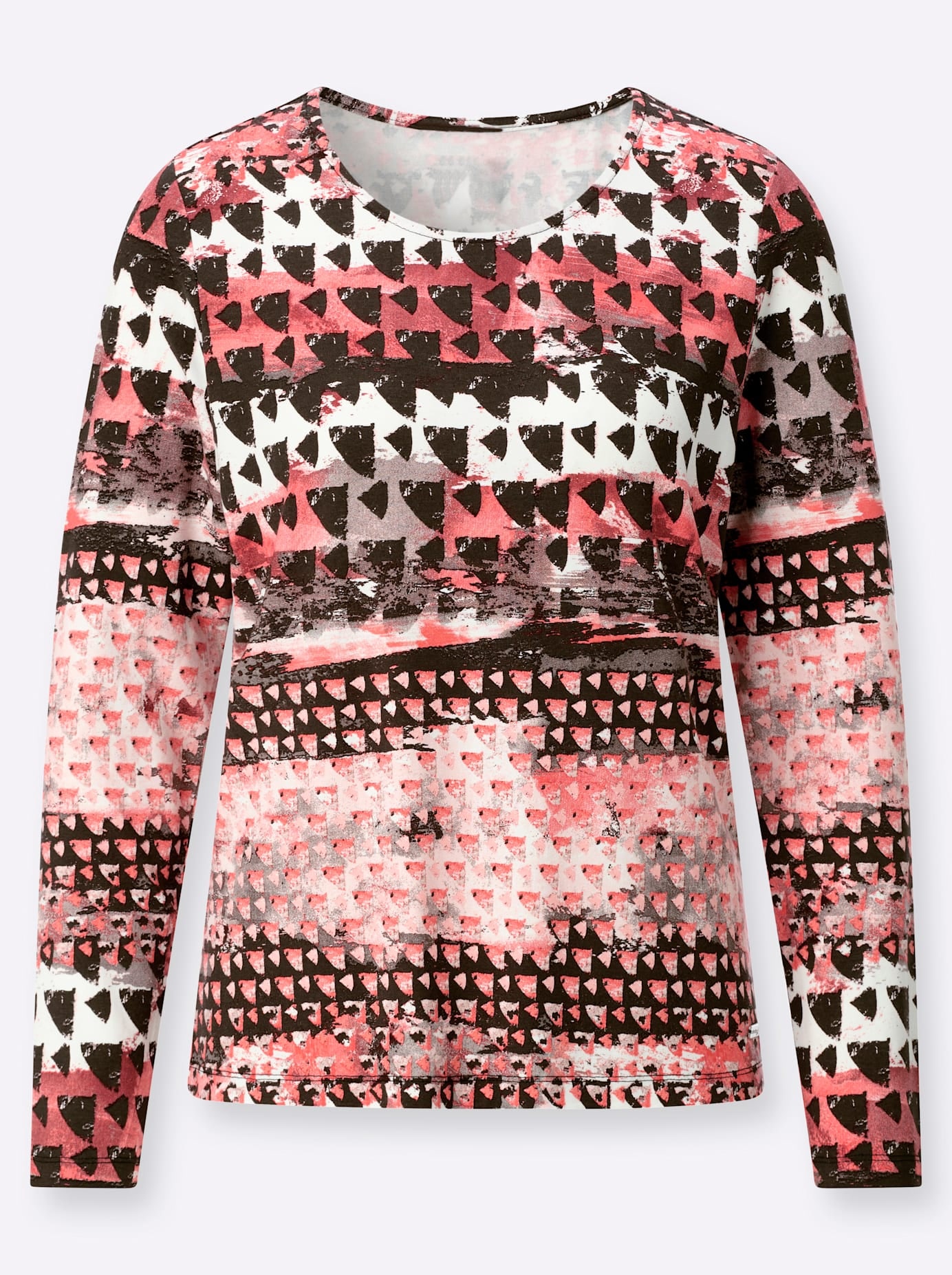 Casual Looks Langarmshirt »Rundhals-Shirt« 1