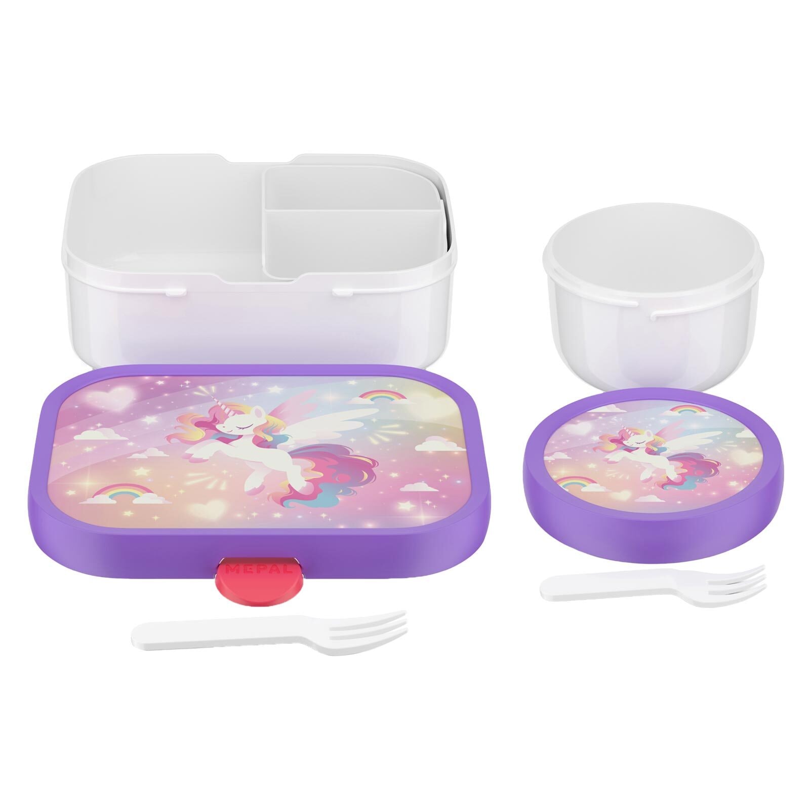 Mepal Lunchbox »Obst- und Bentobox Campus (2025) 300 & 750 ml 2er Set« Spülmaschinengeeignet