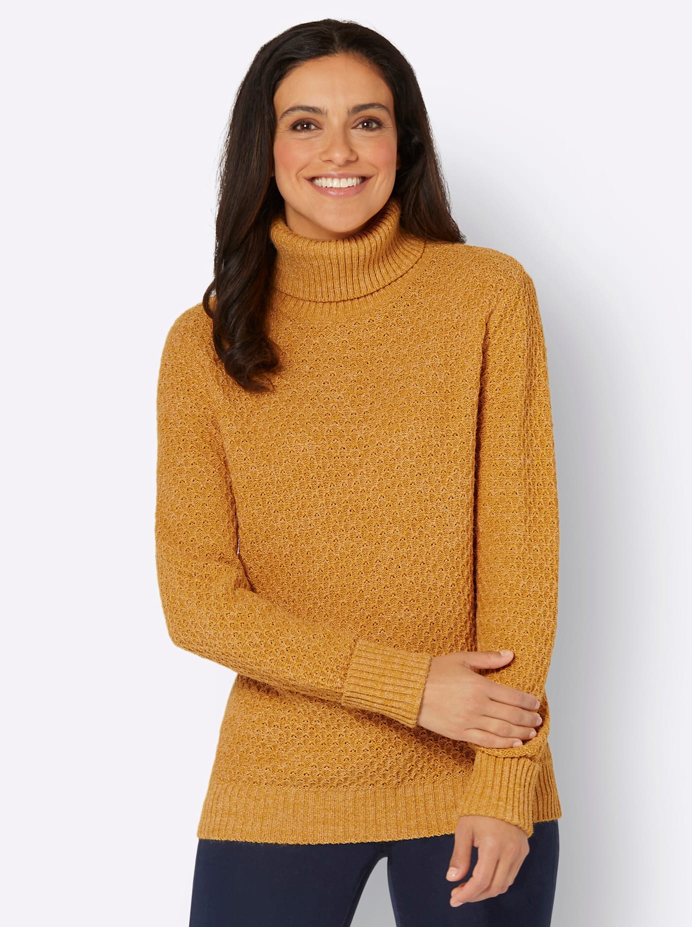 Inspirationen Rollkragenpullover »Rollkragen-Pullover«