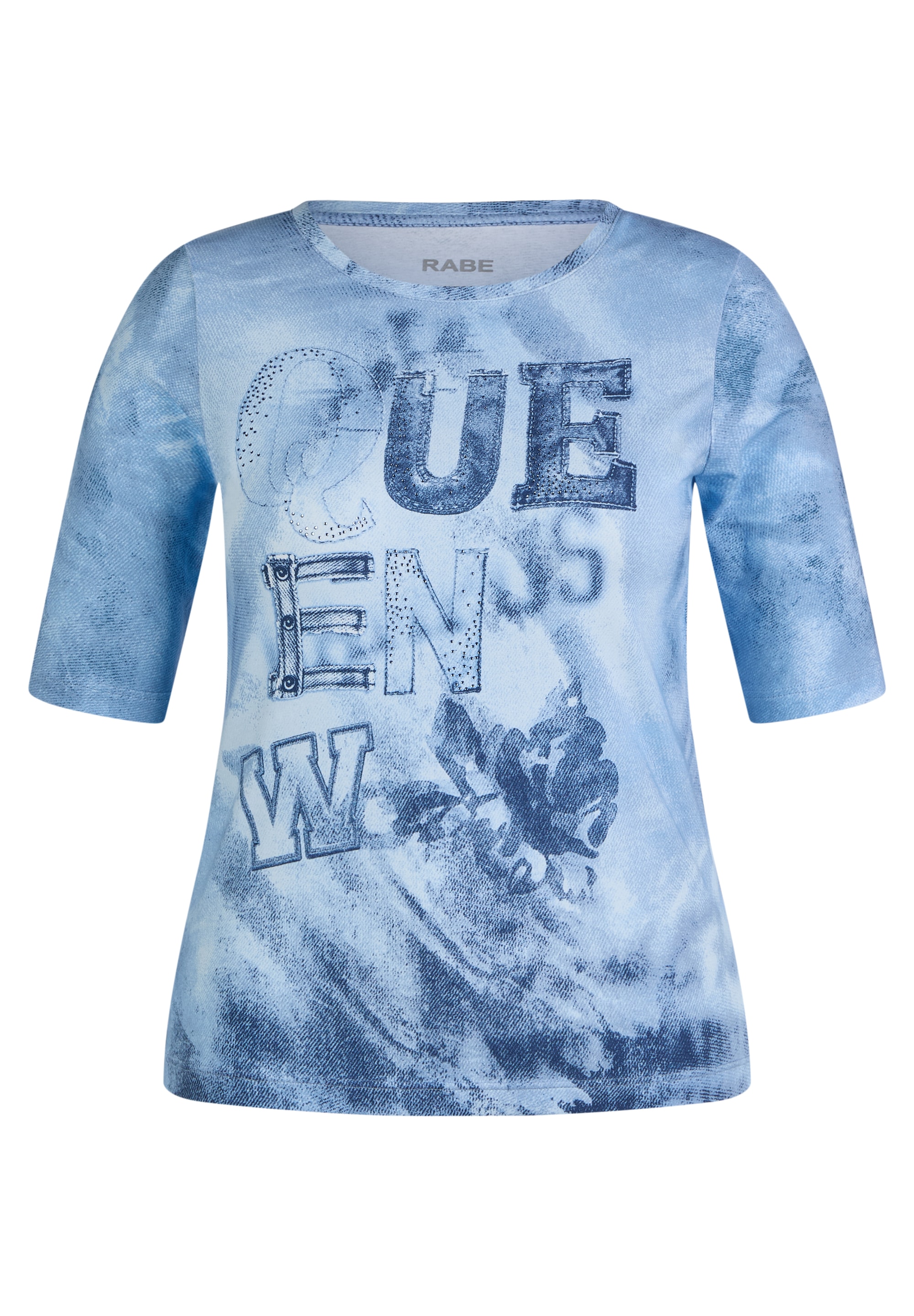 Rabe T-Shirt, mit All-Over Print