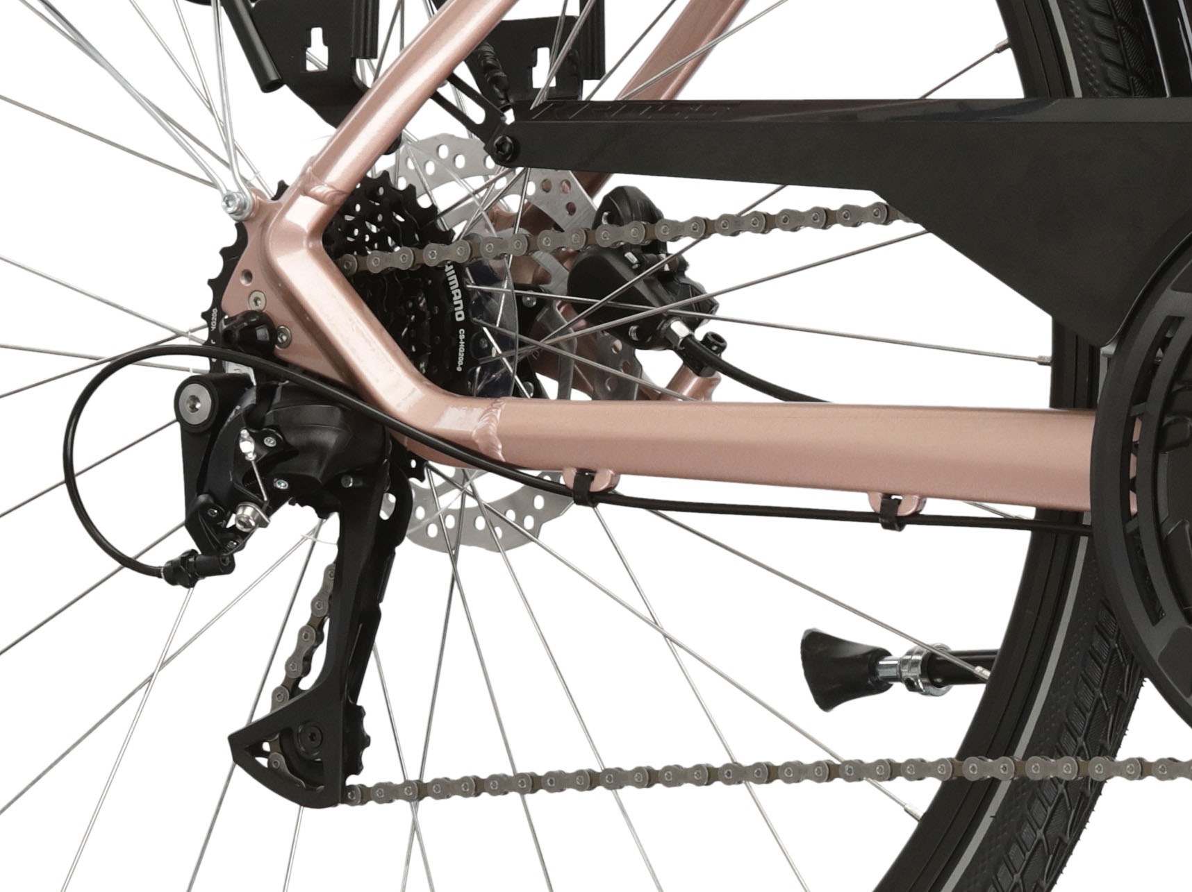 Kross Cityrad »Citybike Sentio 4.0« 27 Gang Shimano ACERA T3000 Schaltwerk Kettenschaltung