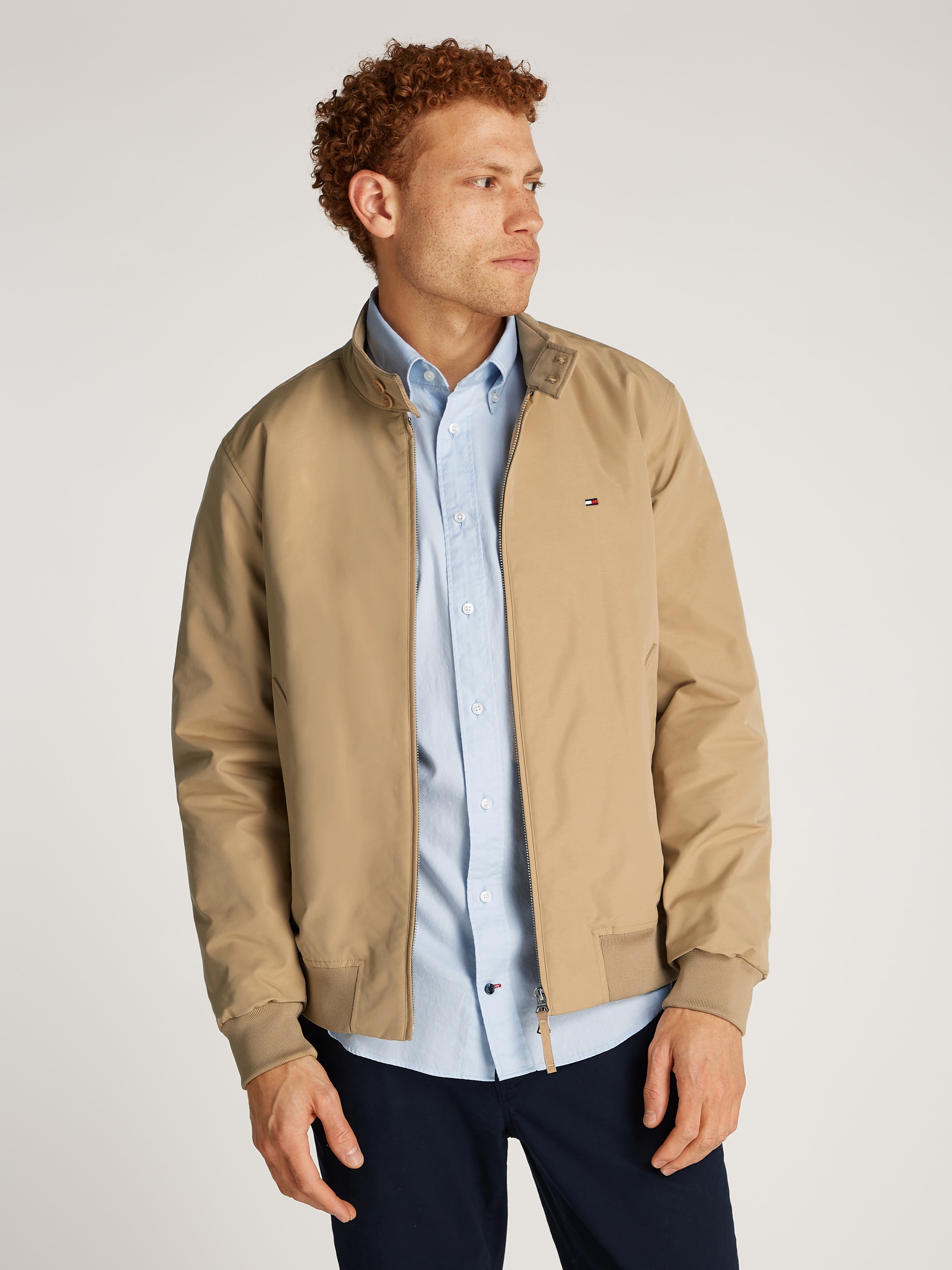 TOMMY HILFIGER Blouson »HARRINGTON JACKET«, mit Seitentaschen