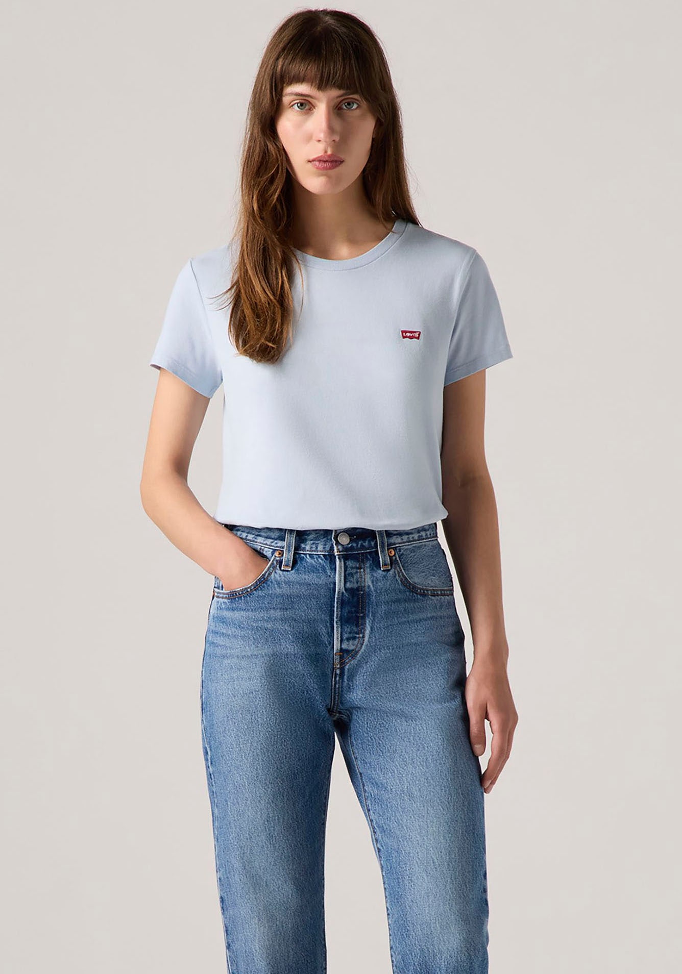 Levi's® T-Shirt »TEE Minilogo«, mit kleiner Logostickerei