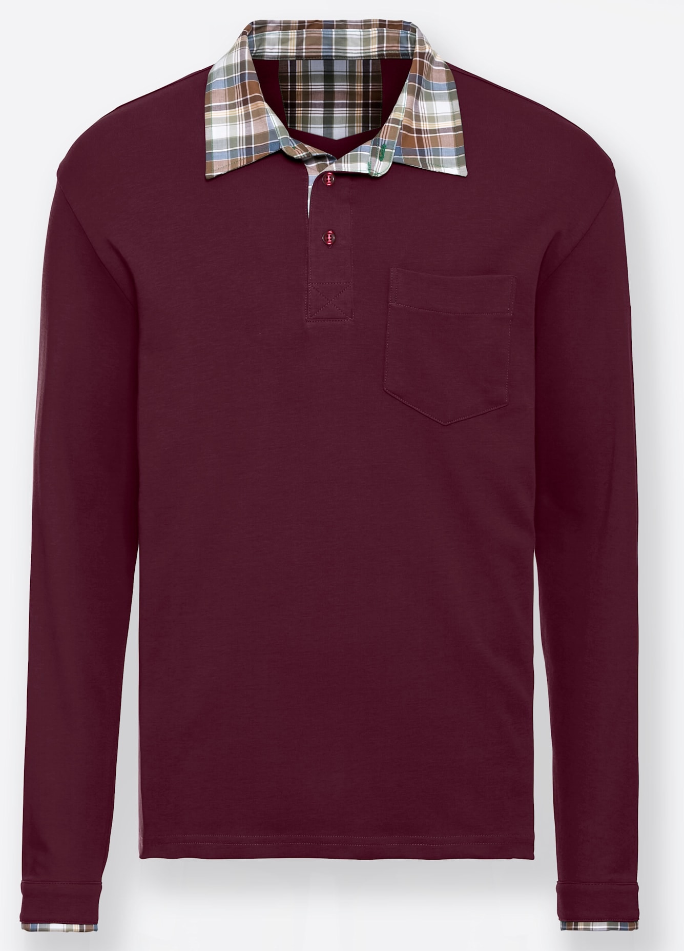 Poloshirt »Langarm-Poloshirt«
