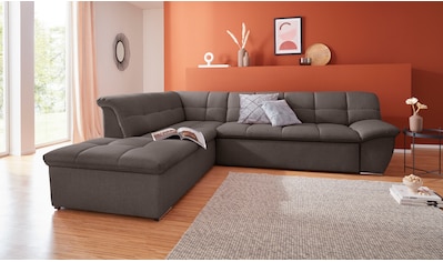 DOMO collection Ecksofa »Lagoa«, wahlweise mit Bettfunktion, frei im Raum stellbar, in... kaufen DOMO collection Ecksofa »Lagoa«, wahlweise mit Bettfunktion, frei im Raum stellbar, in... kaufen