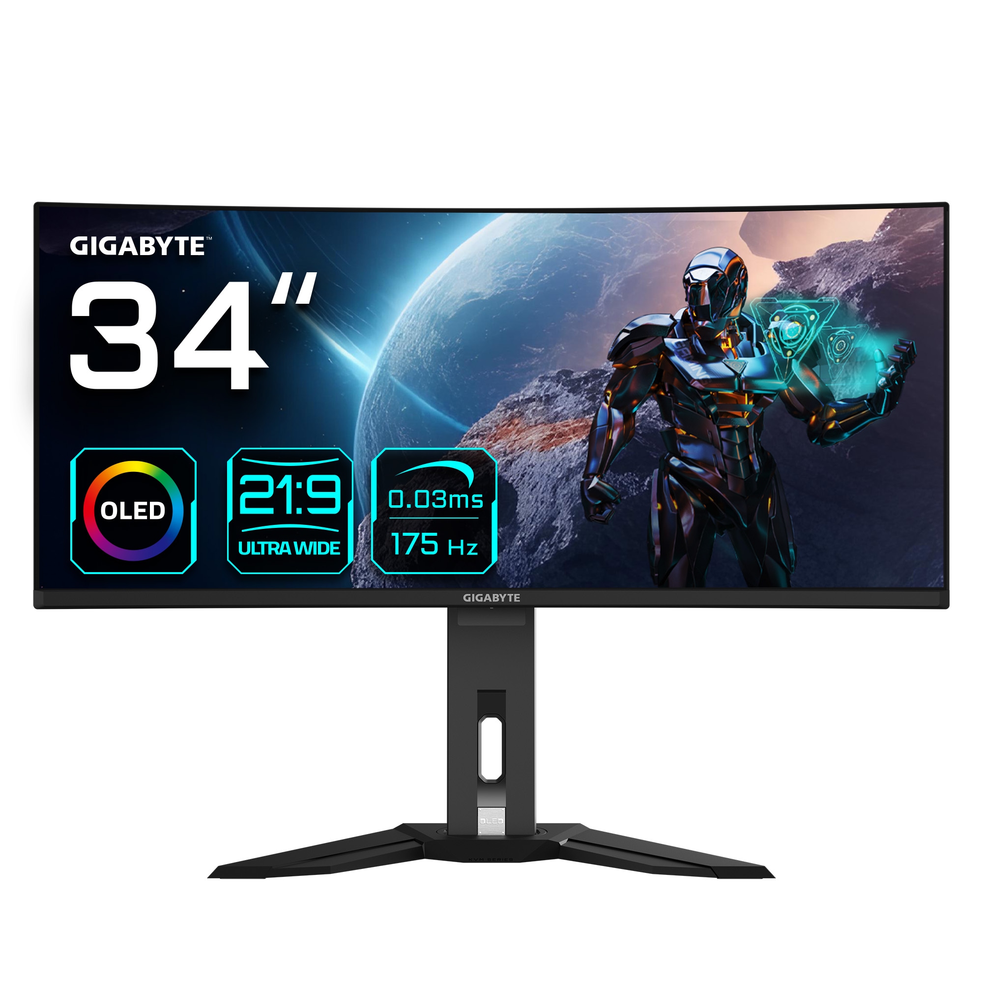 Curved-OLED-Monitor »MO34WQC«, 86,8 cm/34 Zoll, 3440 x 1440 px, WQHD, 0,03 ms...