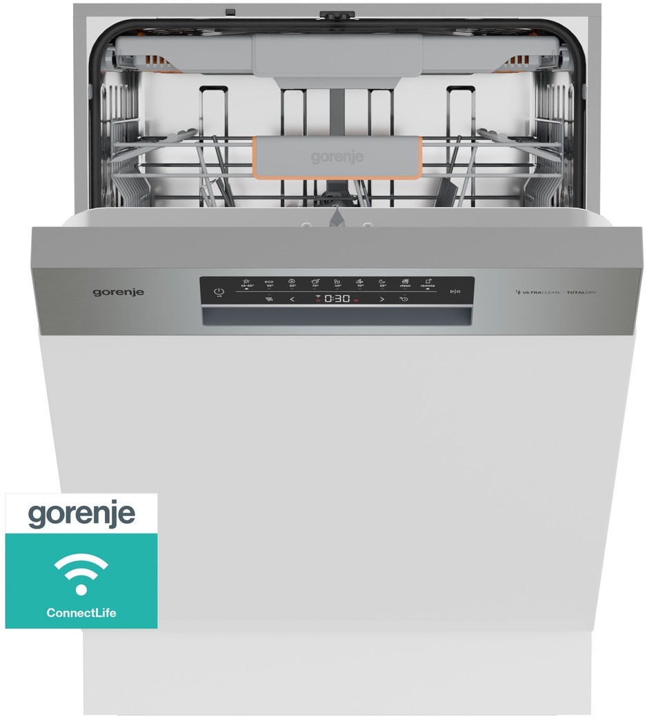 GORENJE teilintegrierbarer Geschirrspüler »GI673A92X« 9,4 l 16 Maßgedecke TotalDry - auto. Türöffnung