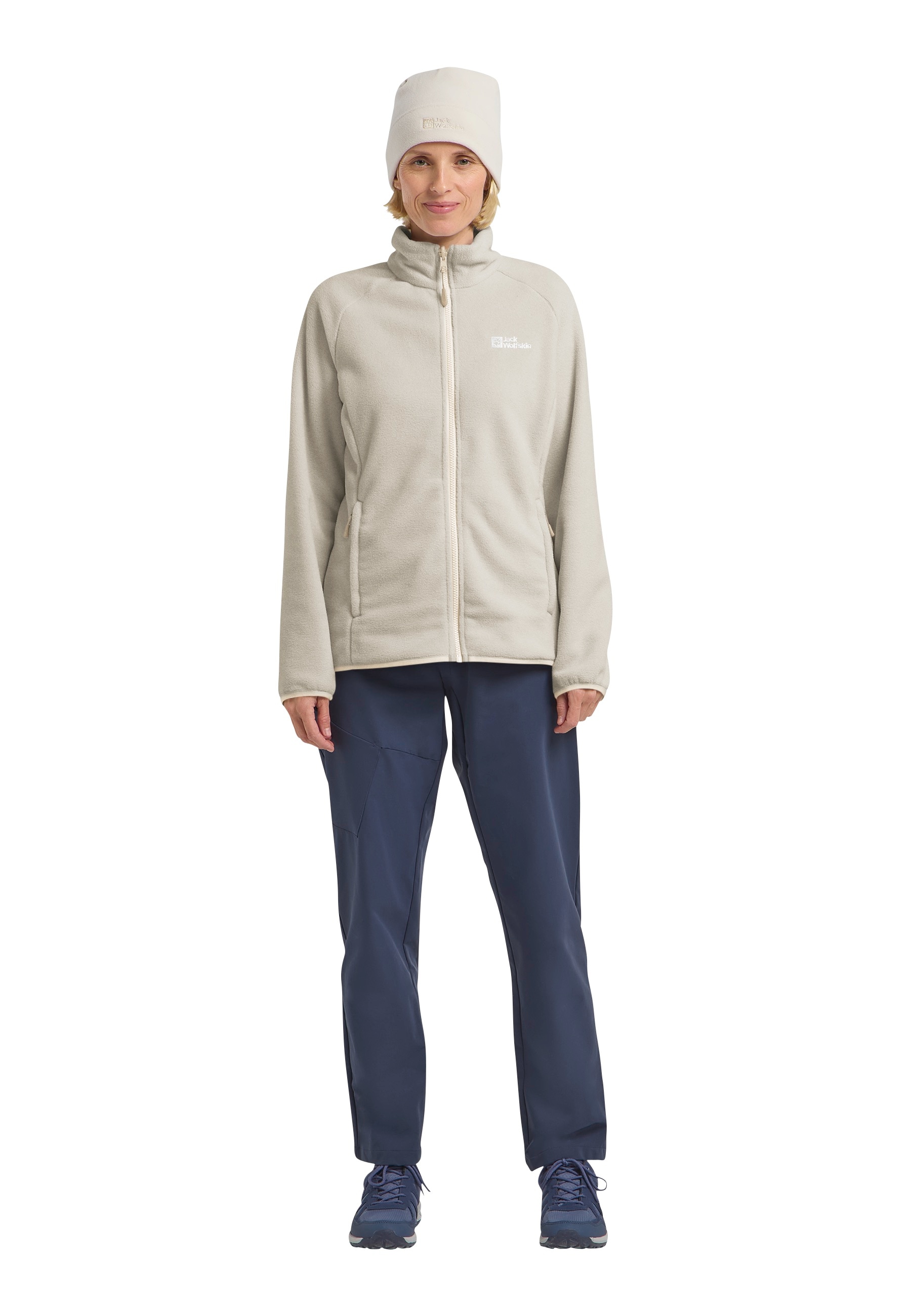 Jack Wolfskin Fleecejacke, Atmungsaktiv, leicht, Übergangsjacke