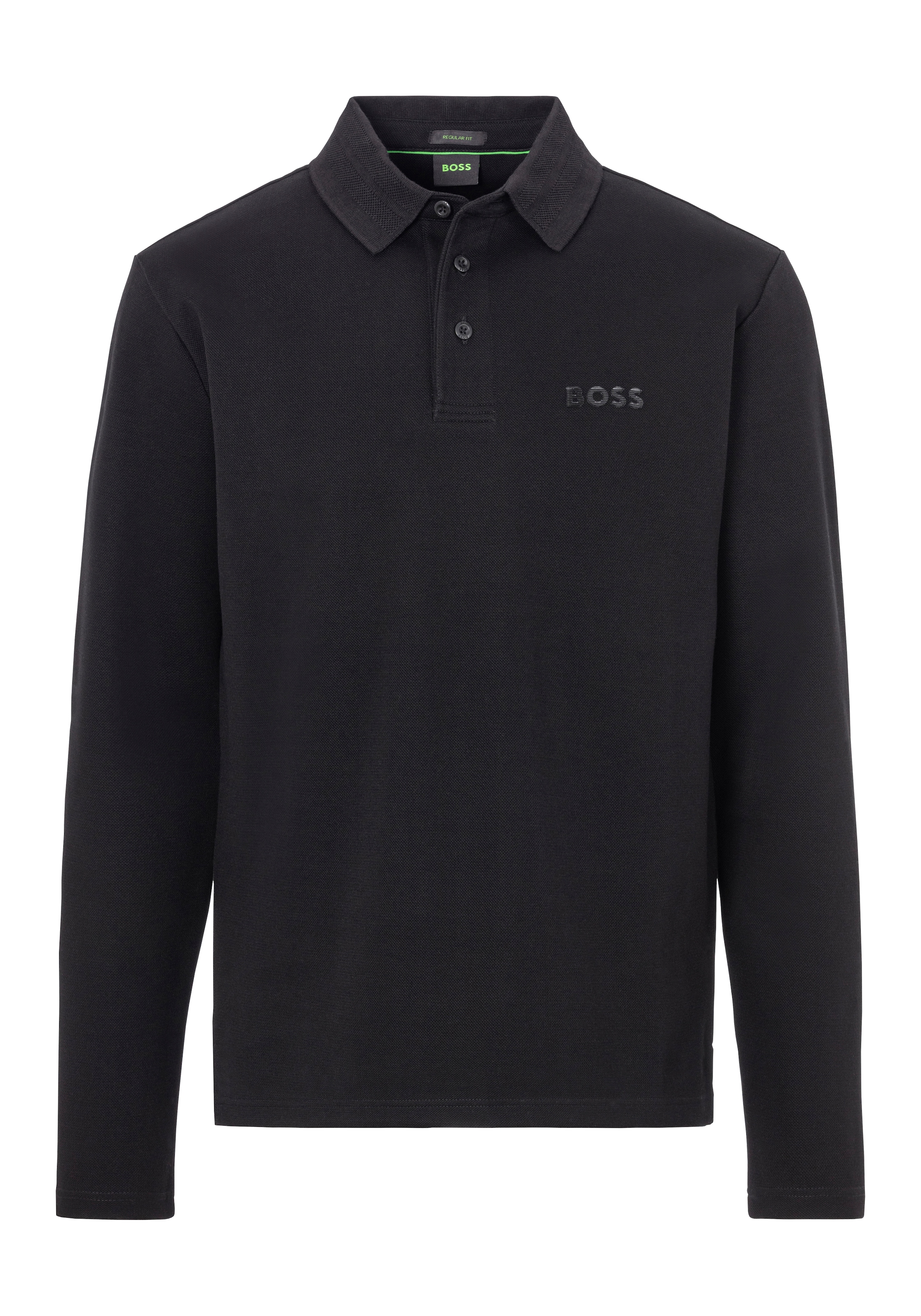 BOSS GREEN Poloshirt »Plisy Mirror«, mit Polokragen