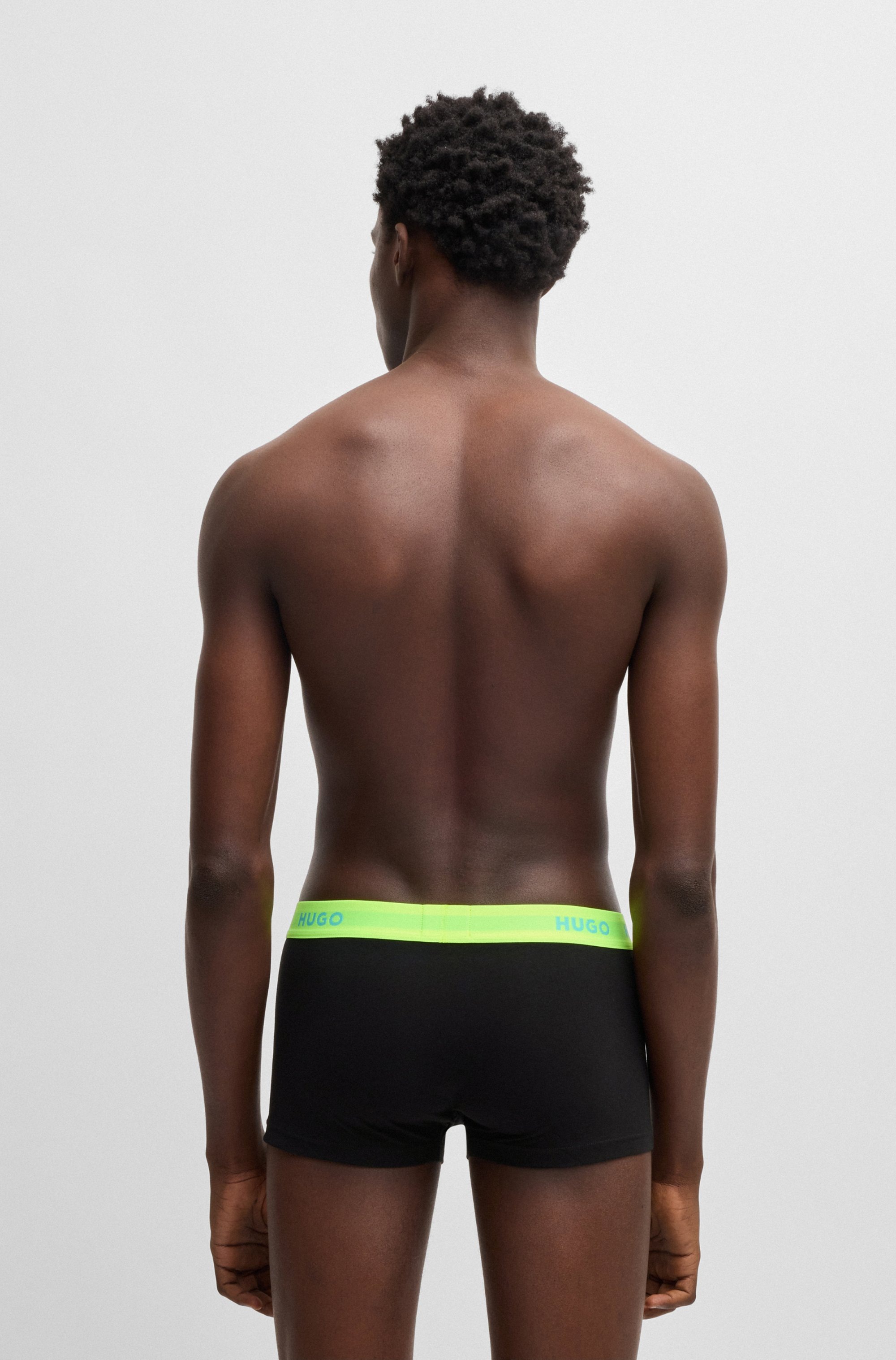 HUGO Underwear Trunk »TRUNK TRIPLET PACK«, (Packung, 3 St.), mit Logoschriftzug auf dem Bund