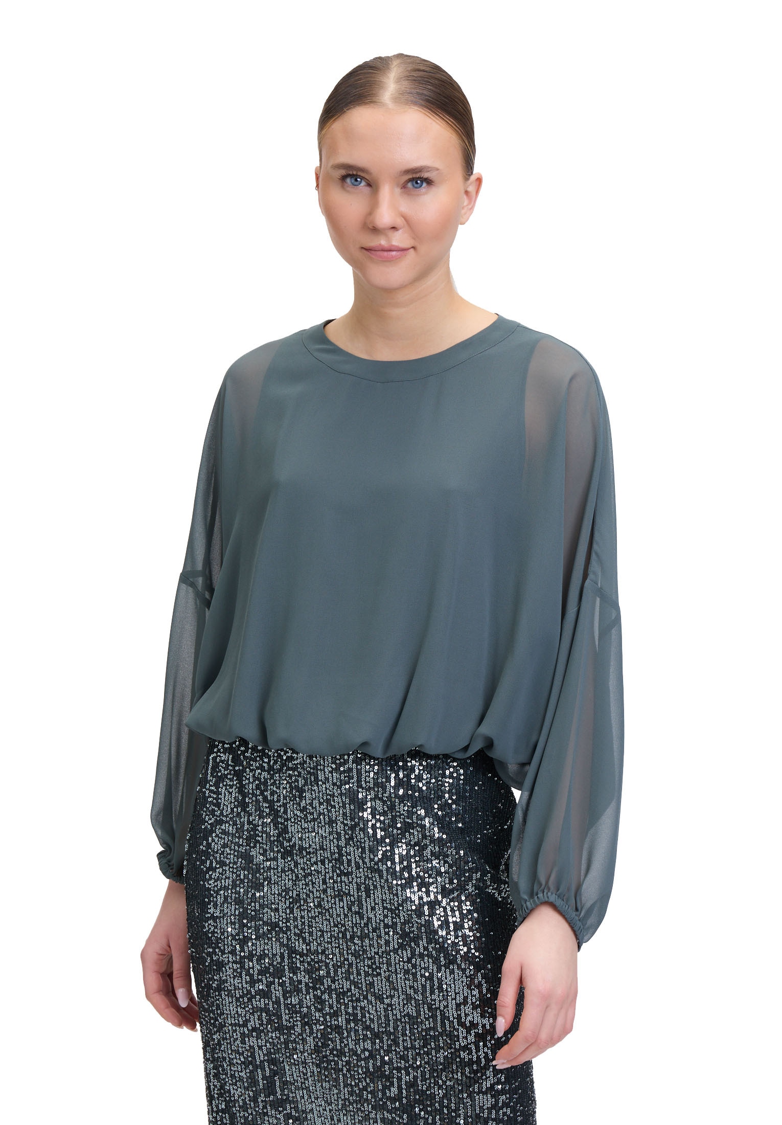 Vera Mont Klassische Bluse »Oversize-Bluse mit Rundhalsausschnitt«