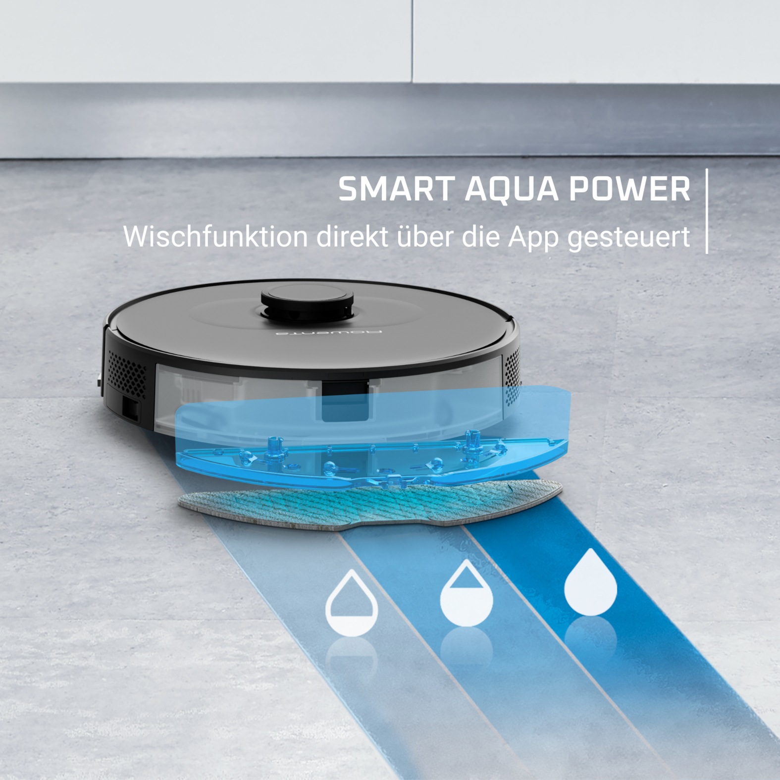 Rowenta Nass-Trocken-Saugroboter »X-Plorer 75S Neo, mit Wischfunktion, 2700 Pa Saugleistung«, präzise Lasernavigation, Sprach-Assistent, lange Akku-Laufzeit, RR85E1
