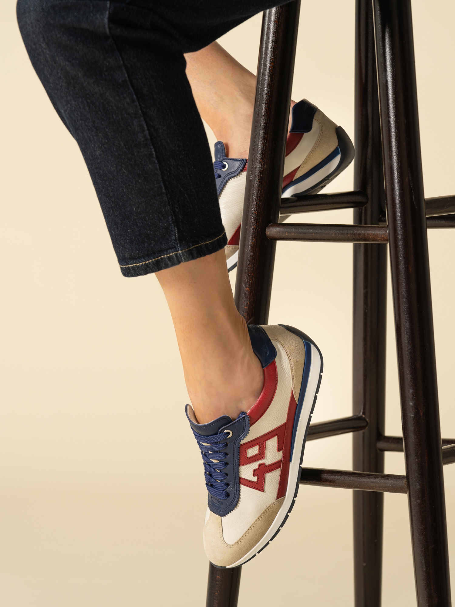 Ara Sneaker »PORTOFINO«  Freizeitschuh, Halbschuh, Schnürschuh in Bequemweite G 1/2 (= weit)