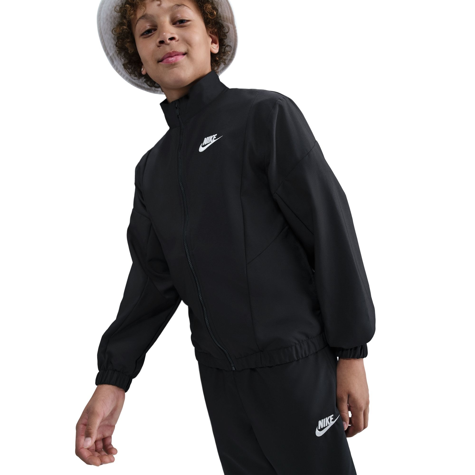 Nike Sportswear Trainingsanzug »K NSW TRACKSUIT WVN FZ« Für Kinder und Jugendliche