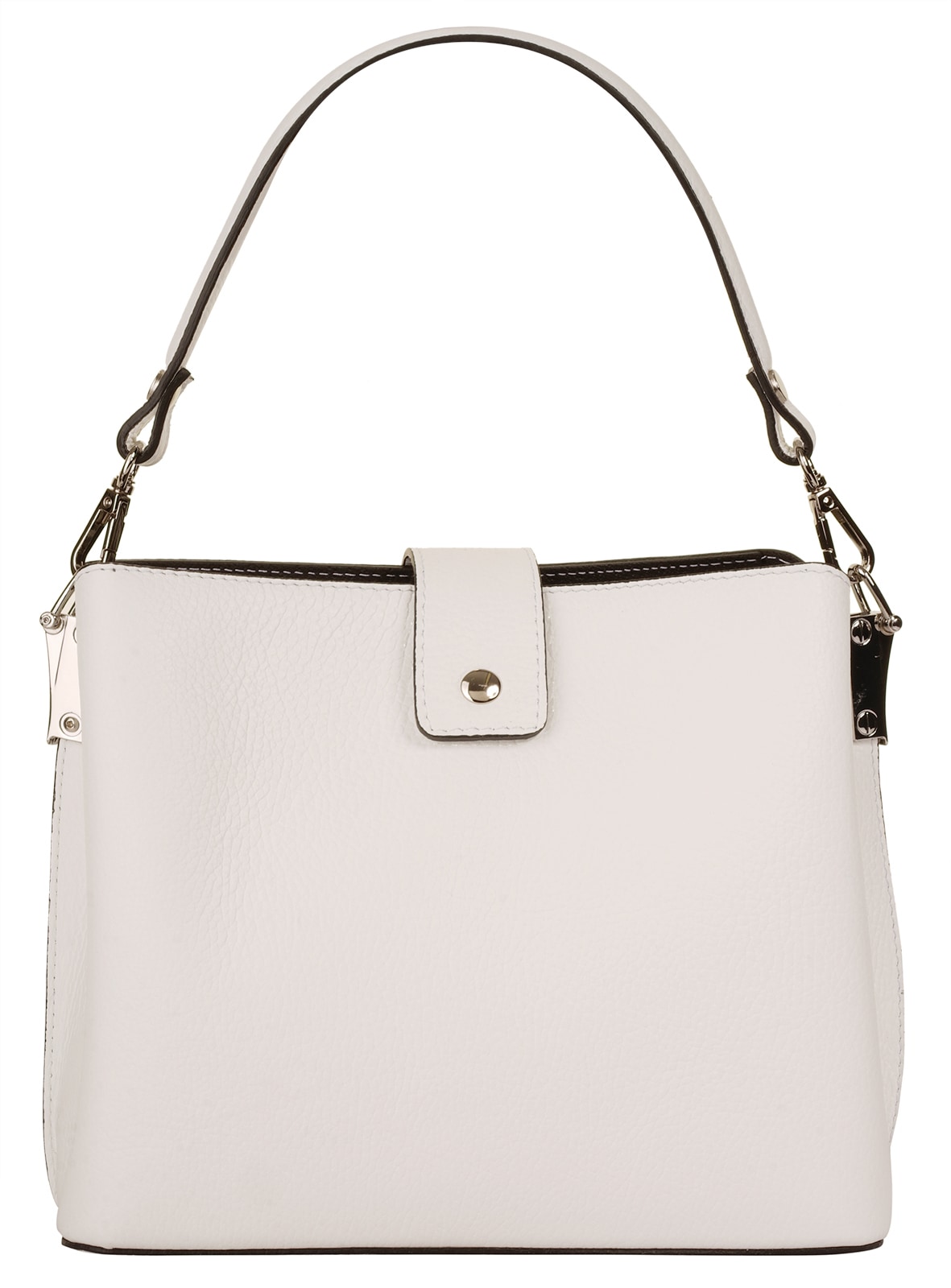 Cluty Henkeltasche, echt Leder, Made in Italy