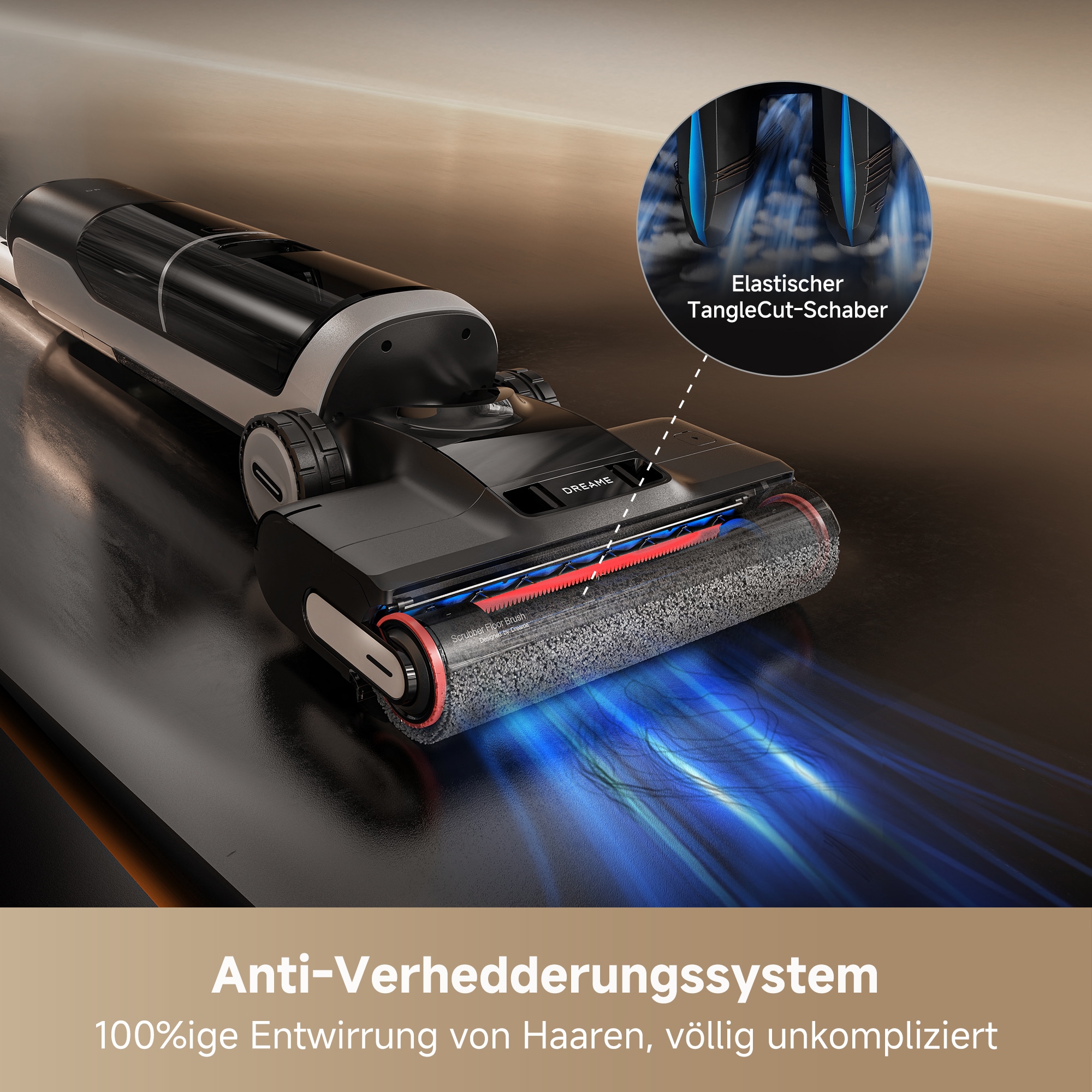 Dreame Nass-Trocken-Sauger »Dreame H14 Pro mit 18.000 Pa Saugkraft« Flexible und gründliche 180° Reinigung , schnelle Trocknung der Bürste