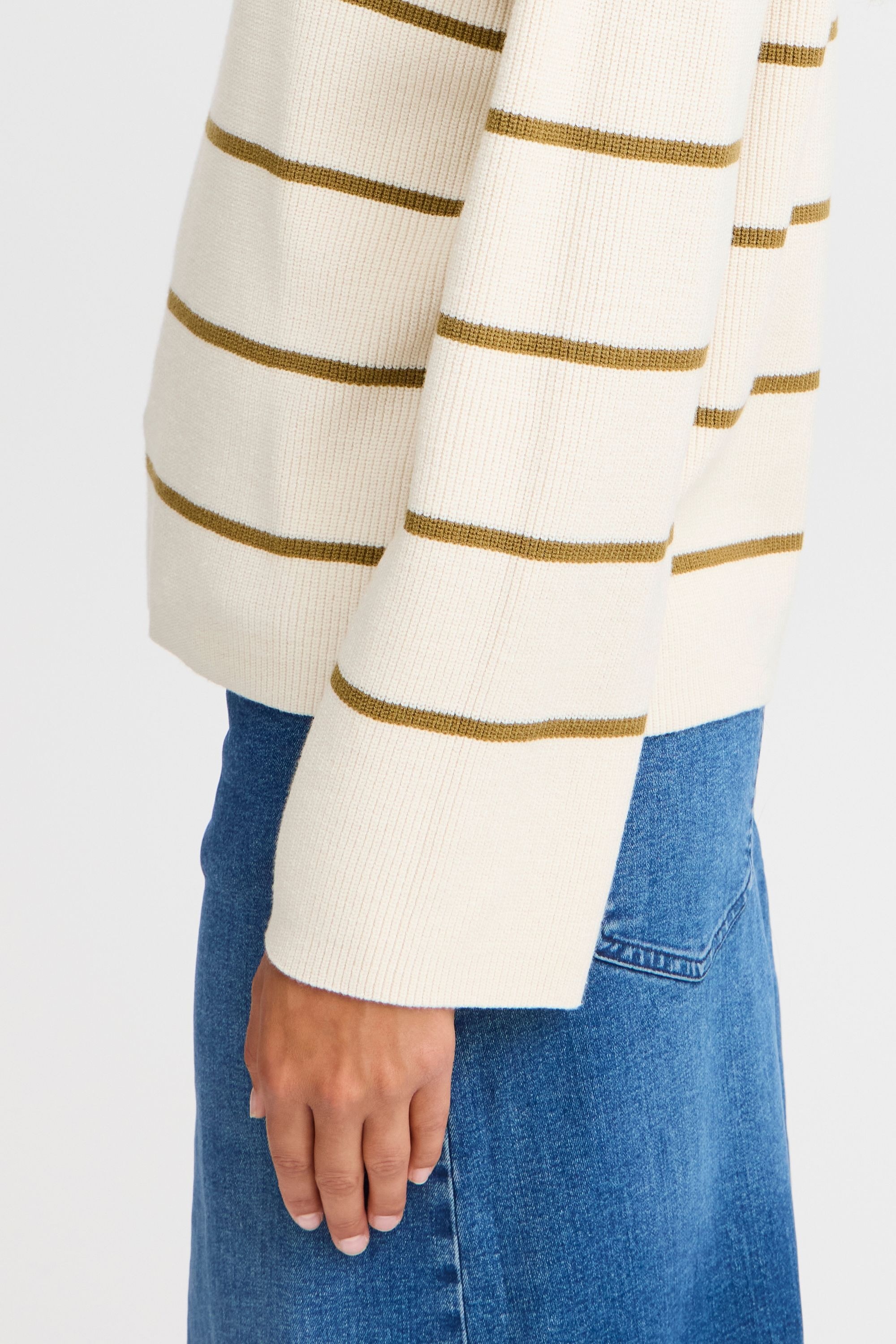 Ichi Strickfleece-Pullover »Strickpullover IHBOSTON LS6«