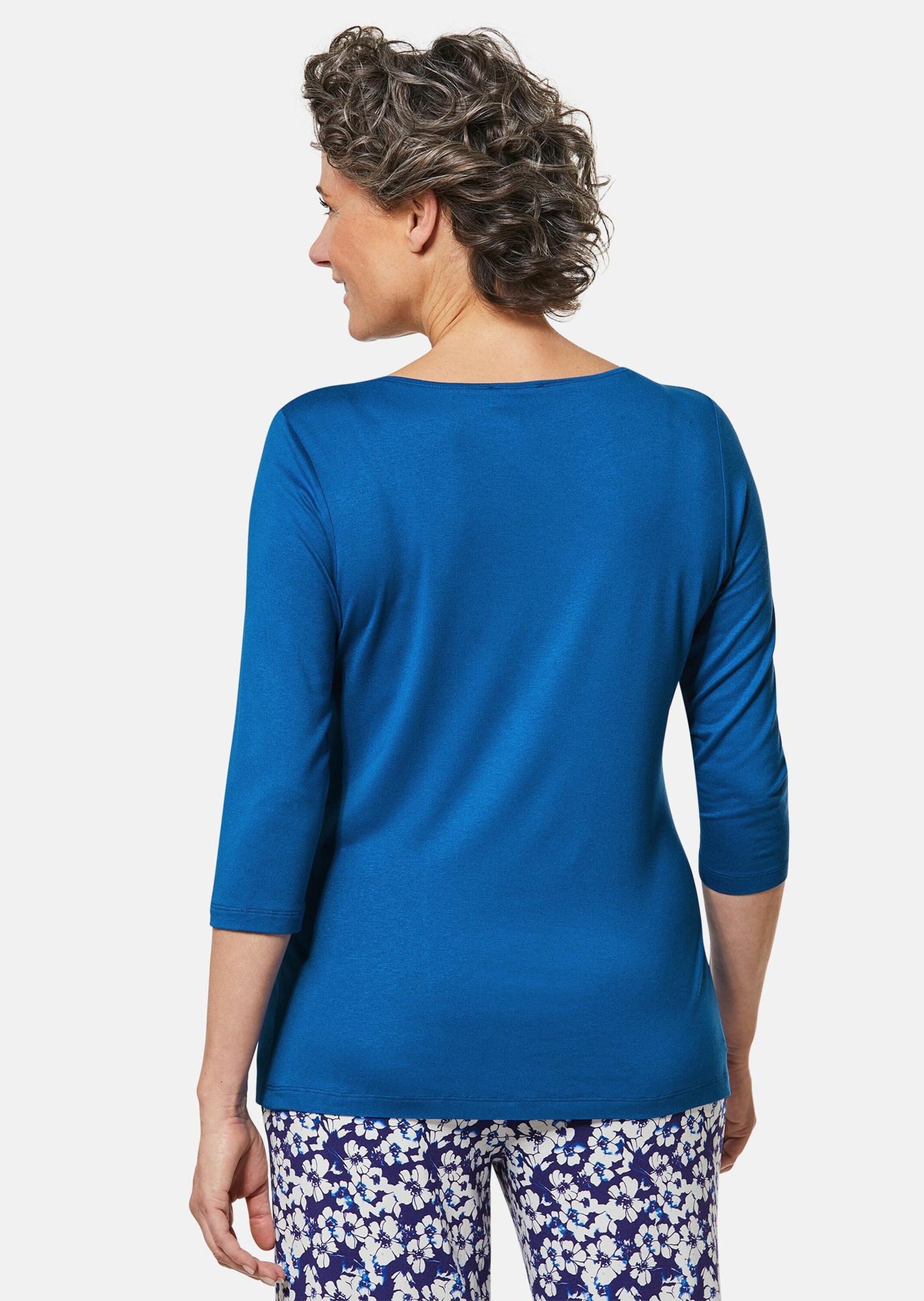 GOLDNER 3/4-Arm-Shirt »Trageangenehmes Viskoseshirt mit Elasthan«