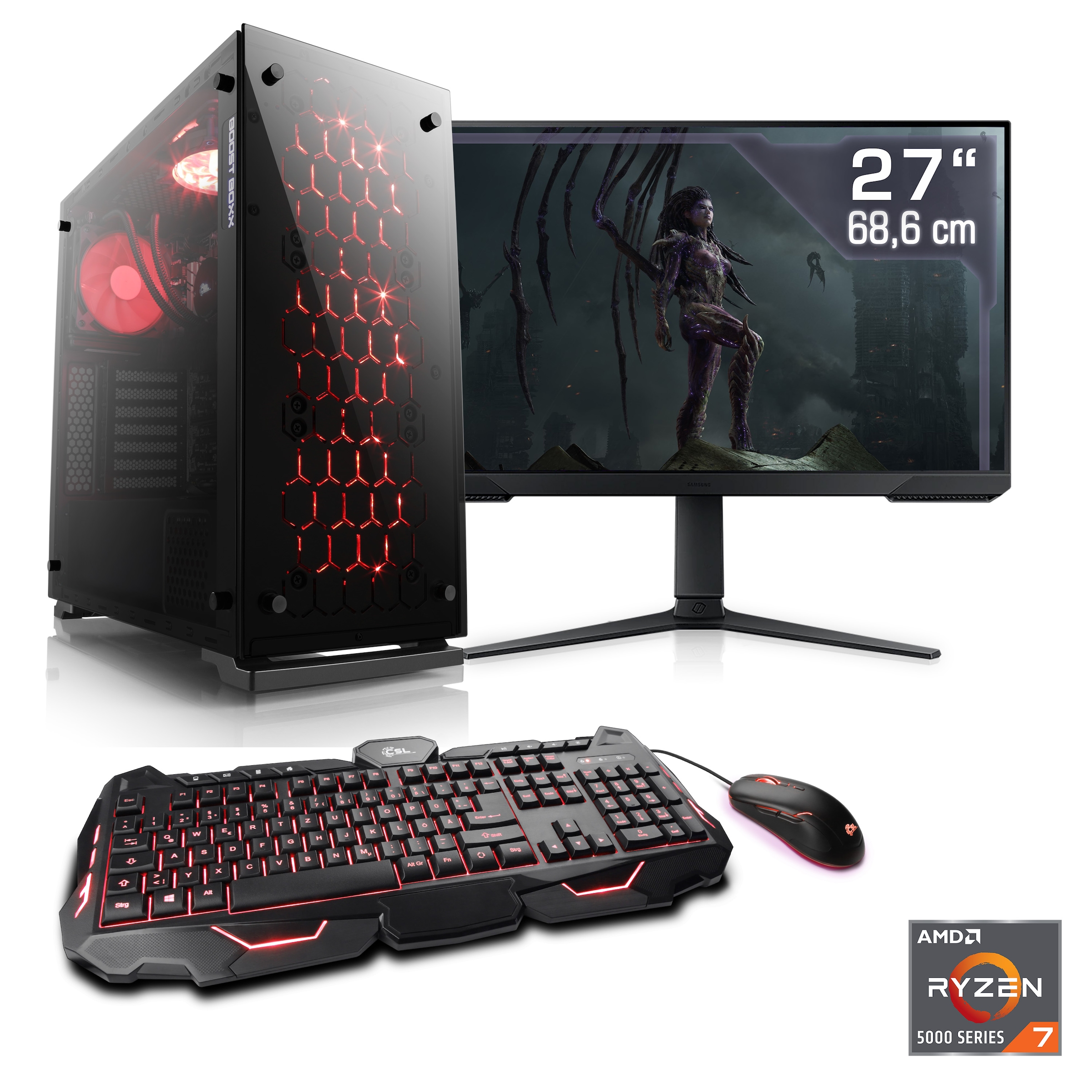 CSL Gaming-PC-Komplettsystem »HydroX V28121«