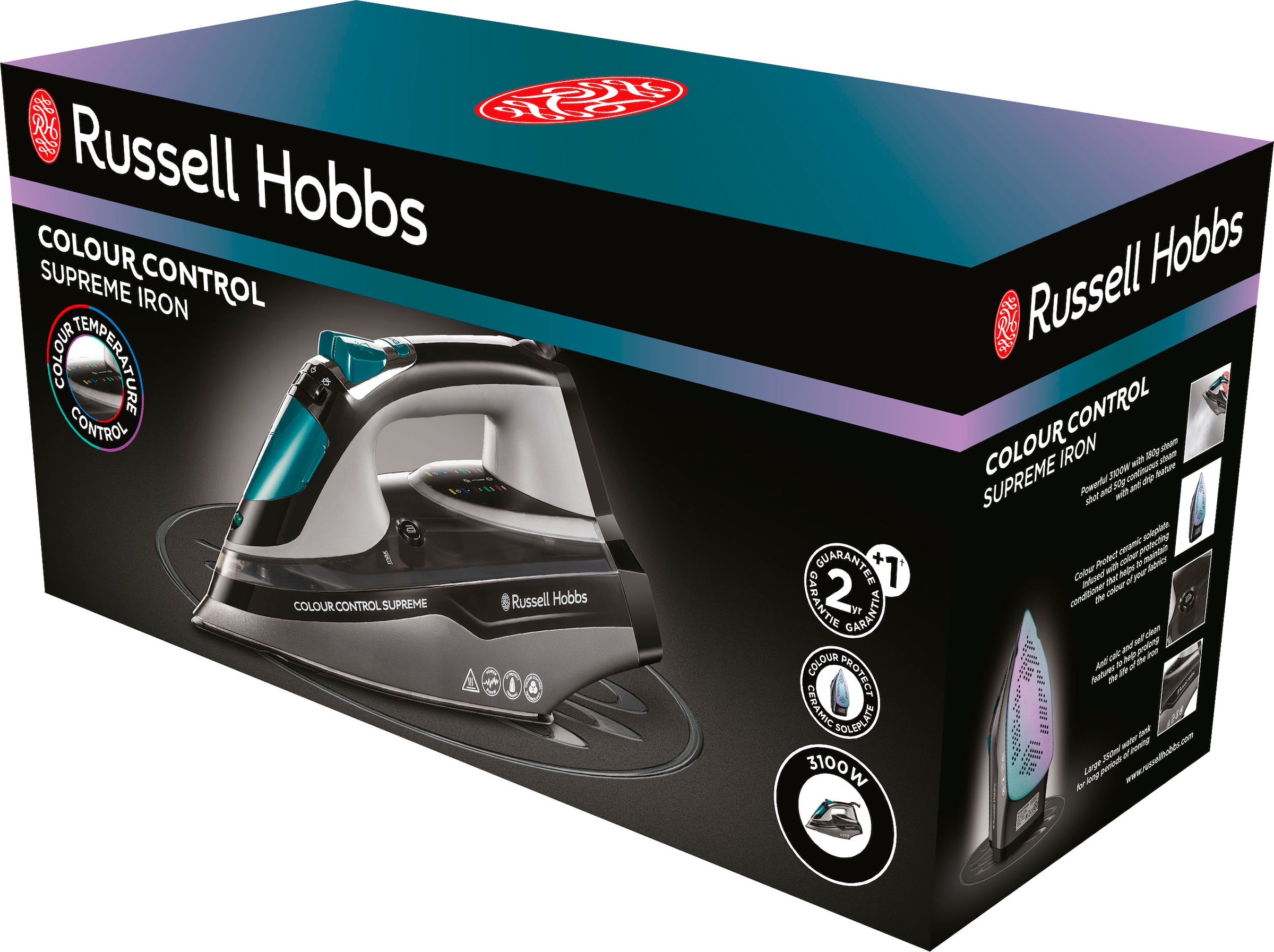 RUSSELL HOBBS Dampfbügeleisen »25400-56 Colour Control Supreme«, 3100 W