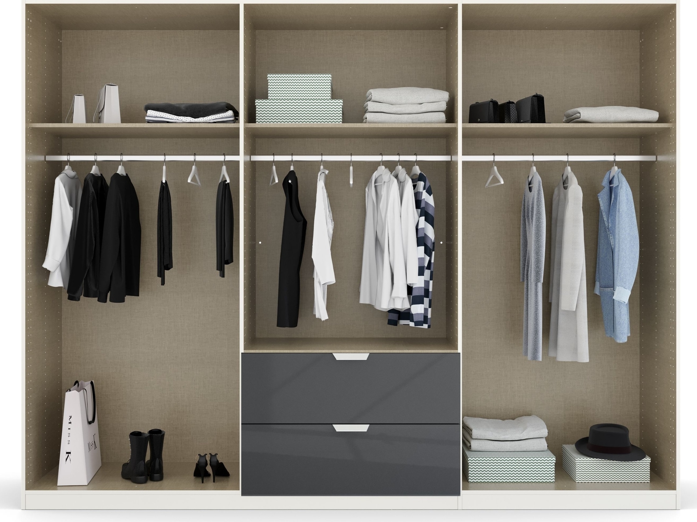 rauch Drehtürenschrank »Glamour by Quadra Spin«