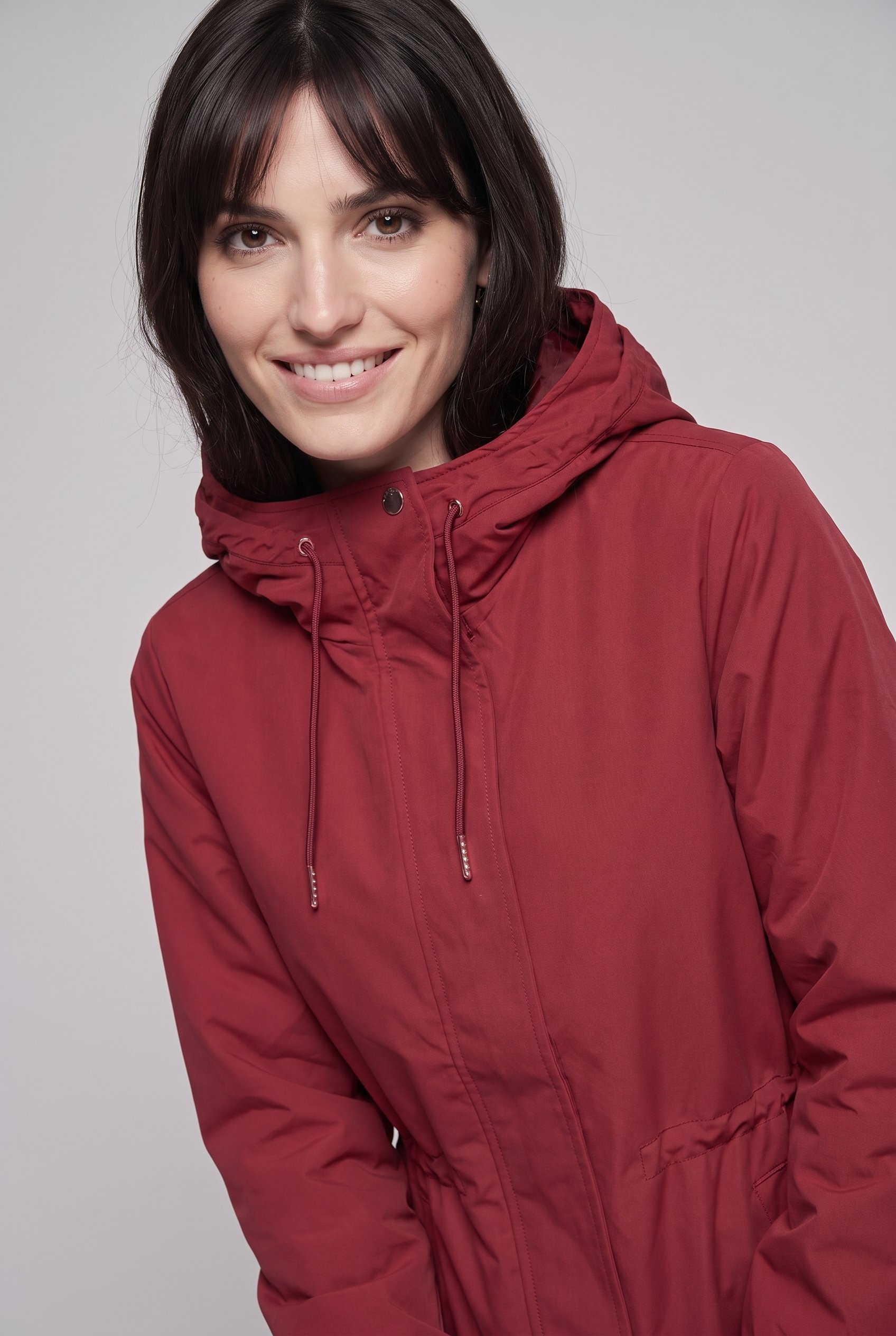 ONLY Parka »ONLASTA LIFE STRING PARKA OTW« mit Kapuze Kunstfaser