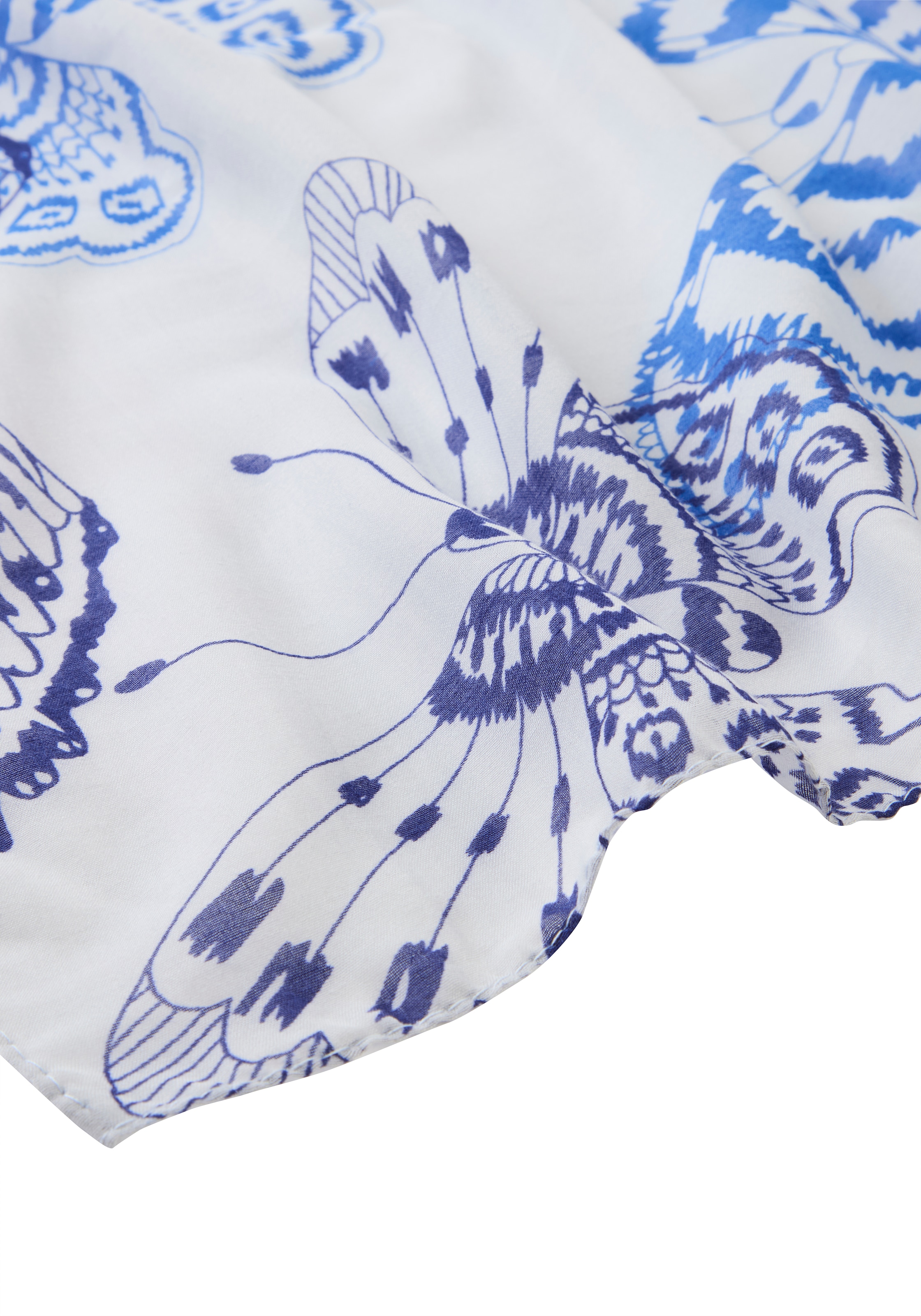 Laura Scott Modetuch, mit verspieltem Schmetterlings-Alloverdruck - NEW