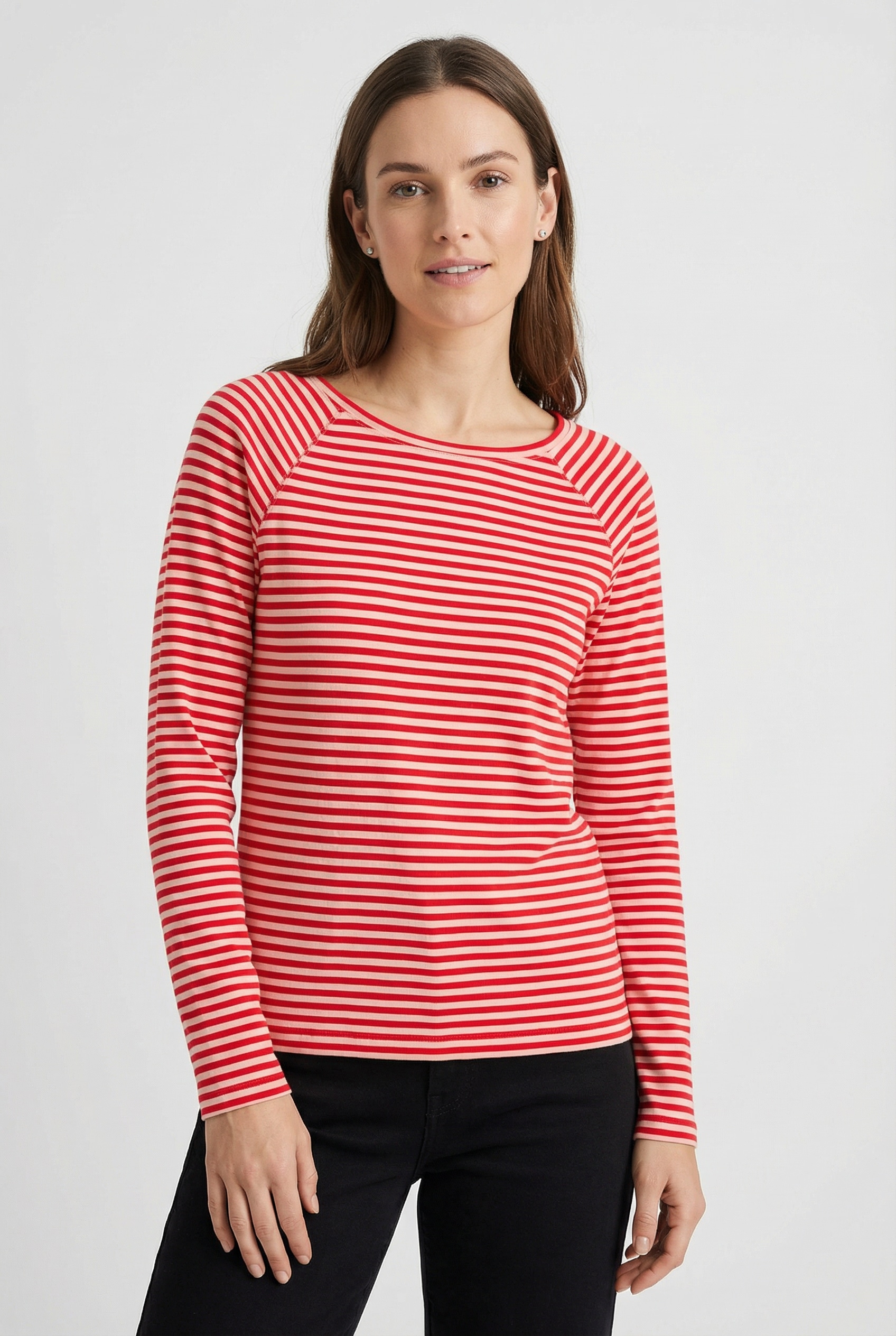 Marc O'Polo DENIM Longsleeve relaxed fit aus Loose Knit Jersey