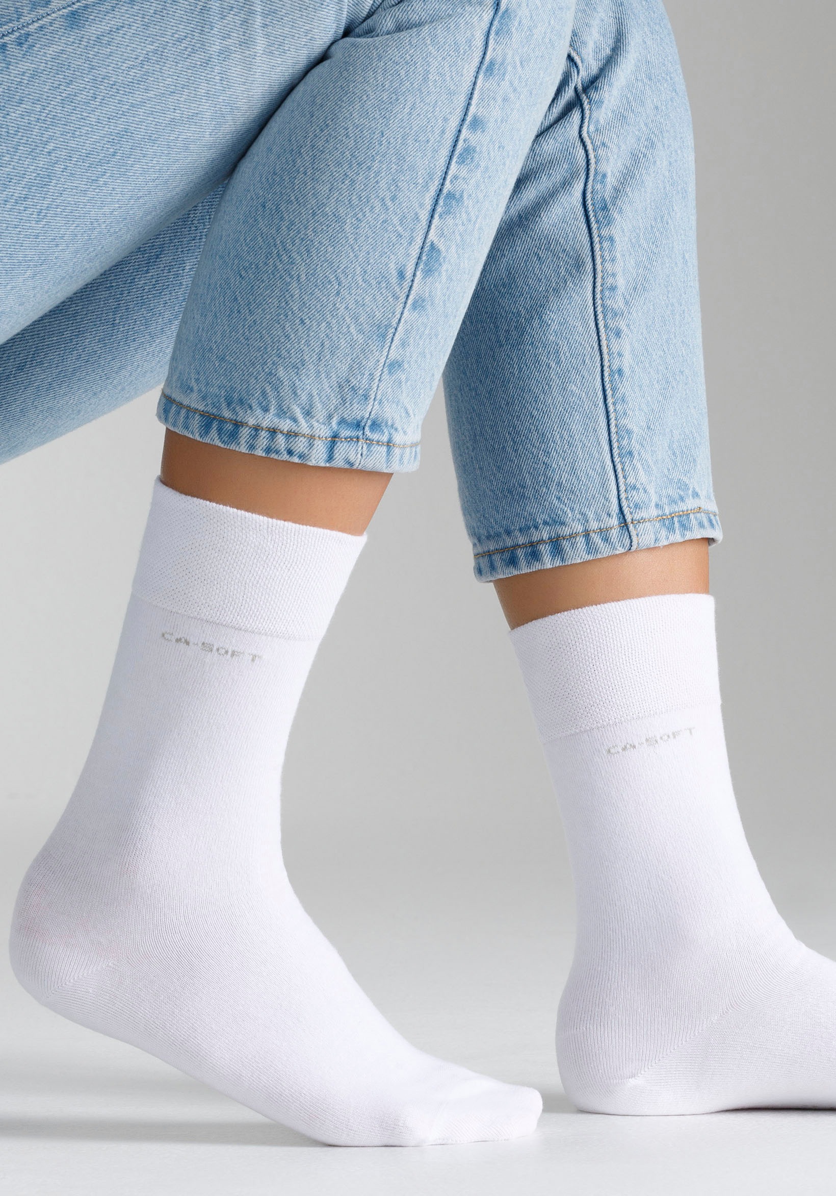 Camano Socken »ca-soft« 4 Paar,  mit verstärktem Fersen- und Zehenbereich